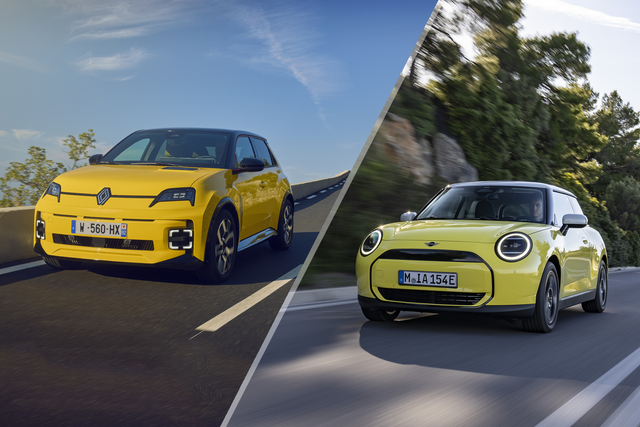 <p>We’ve pitted the Renault 5-Etech and the Mini Cooper SE head to head</p>