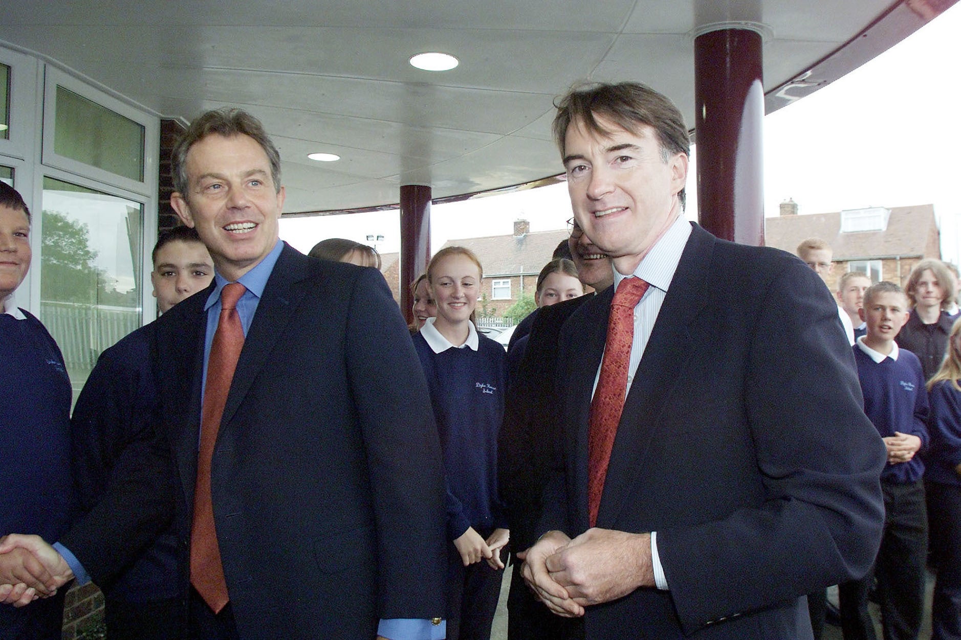 Peter Mandelson with Tony Blair