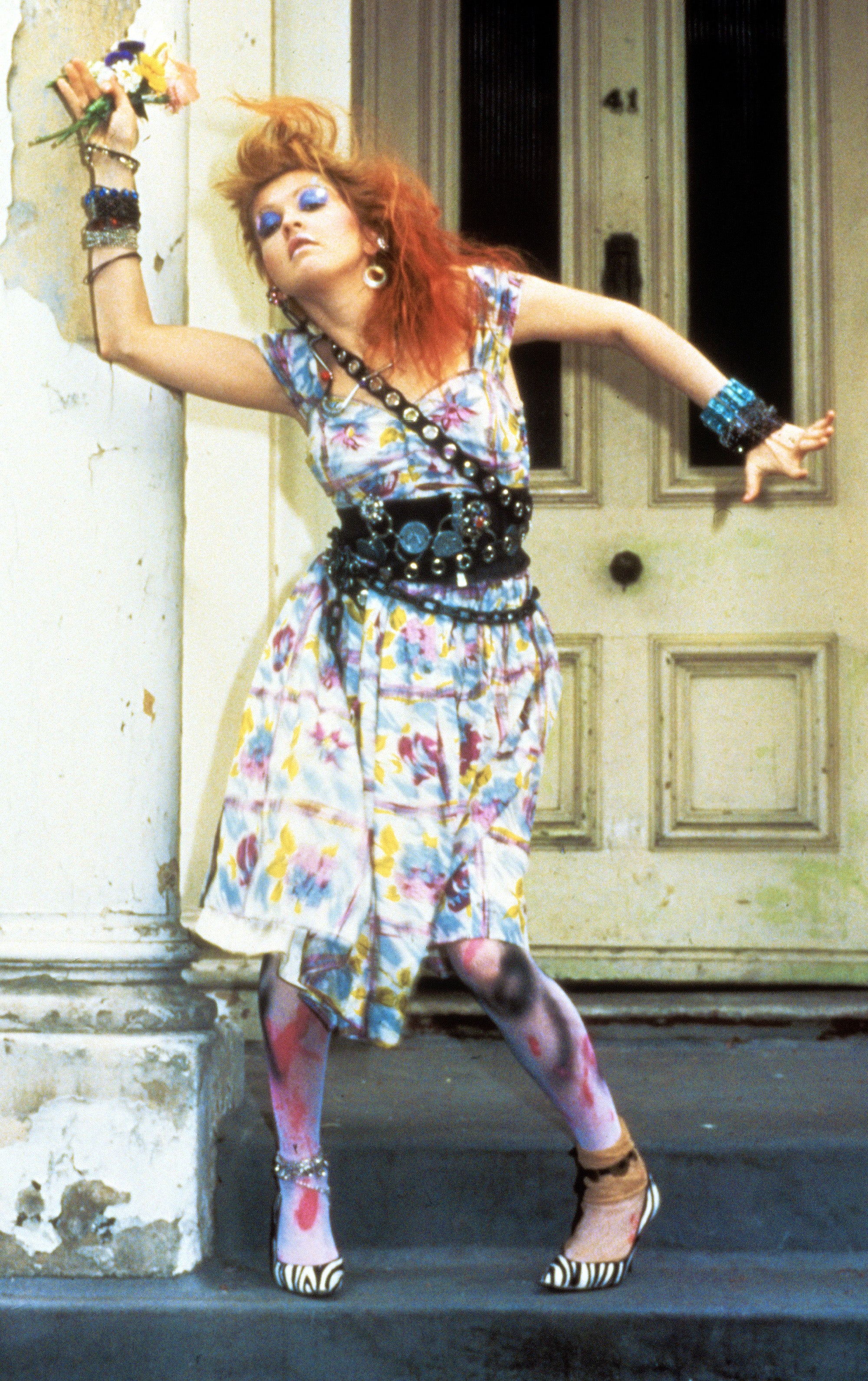 Dressing-up-box explosion: Lauper in 1984
