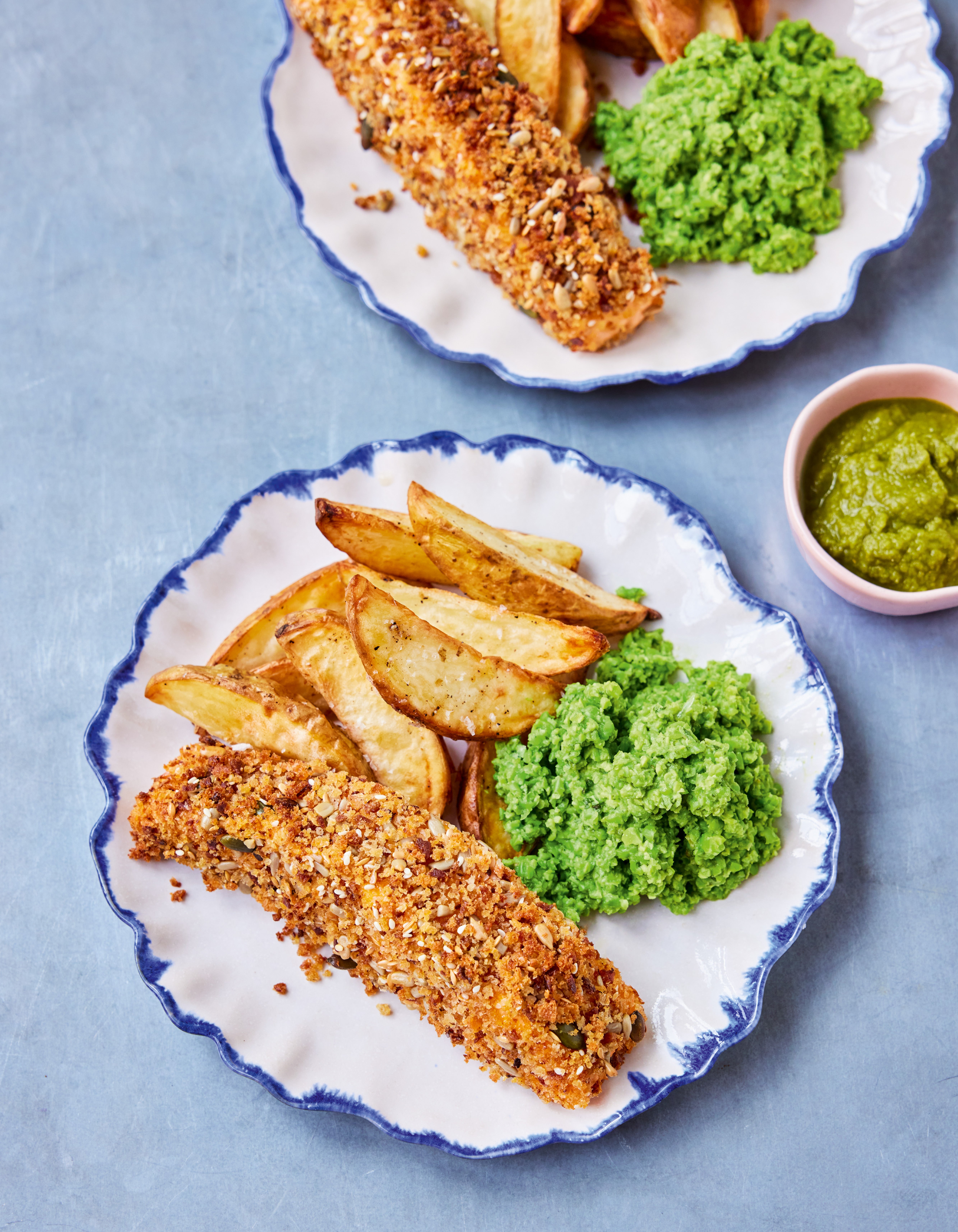 Posh fish and chips