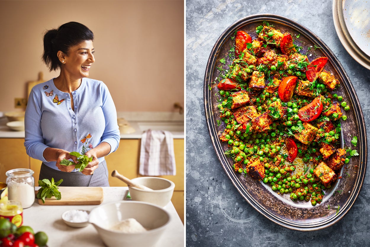 Big flavours, small effort – Anjula’s one-pan method in action