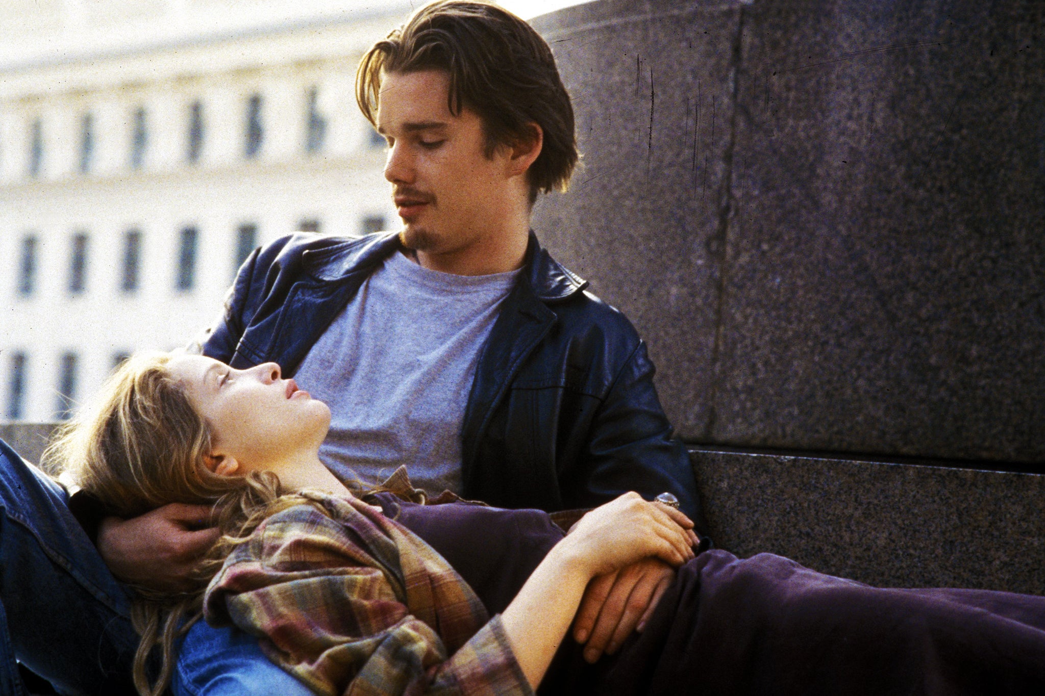 Footloose, carefree youth: Julie Delpy and Ethan Hawke in ‘Before Sunrise’