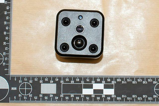 The accused allegedly used this camera to film two alleged rapes (Met Police/PA)