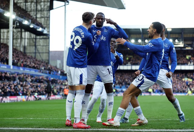 <p>Abdoulaye Doucoure scores his record goal</p>