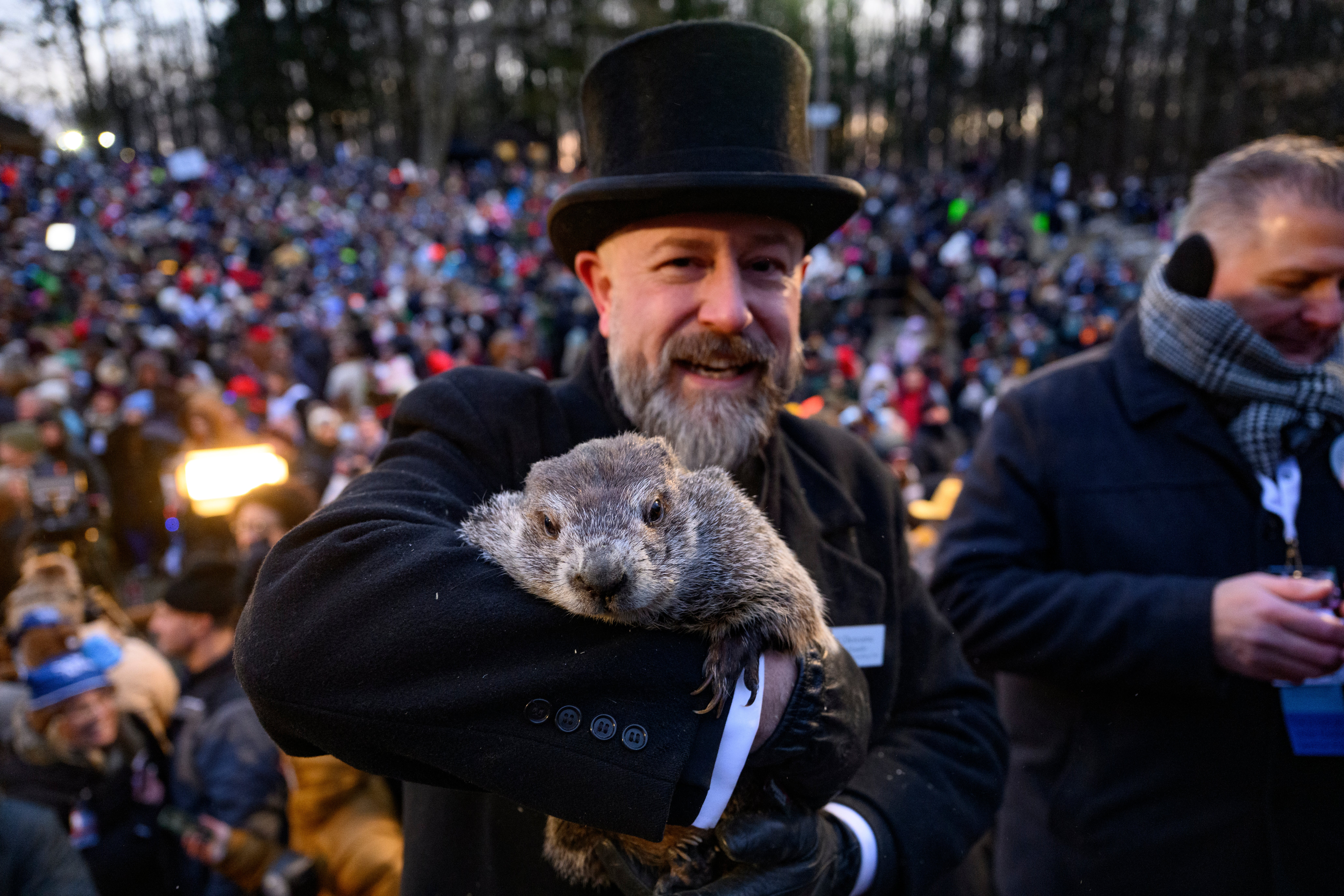 This was Phil’s first Groundhog Day as a father
