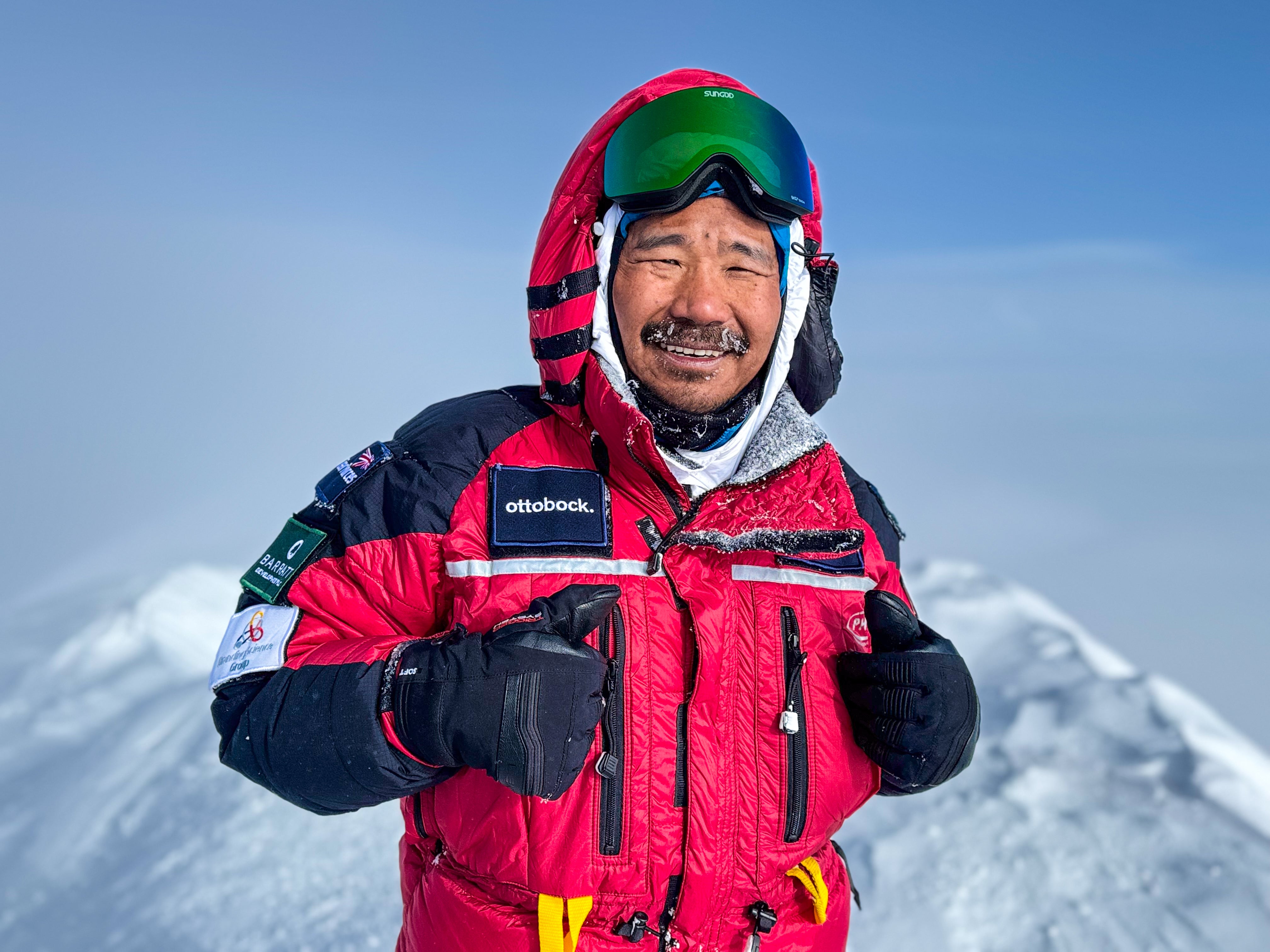 Hari Budha Magar made history when he reached the summit of Mount Everest at 8,849m in 2023