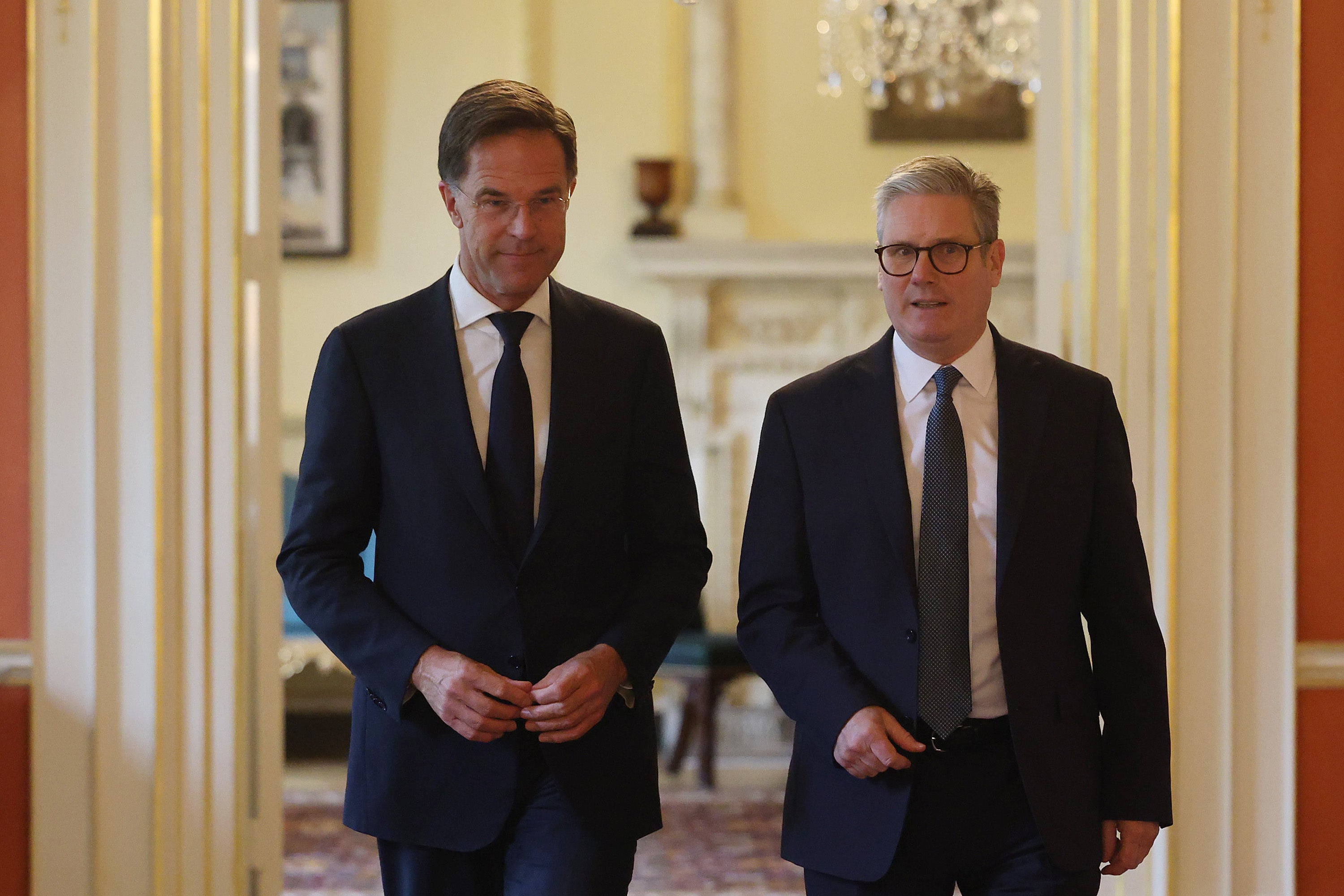 The prime minister will also meet Nato secretary general Mark Rutte at the alliance’s headquarters in Brussels