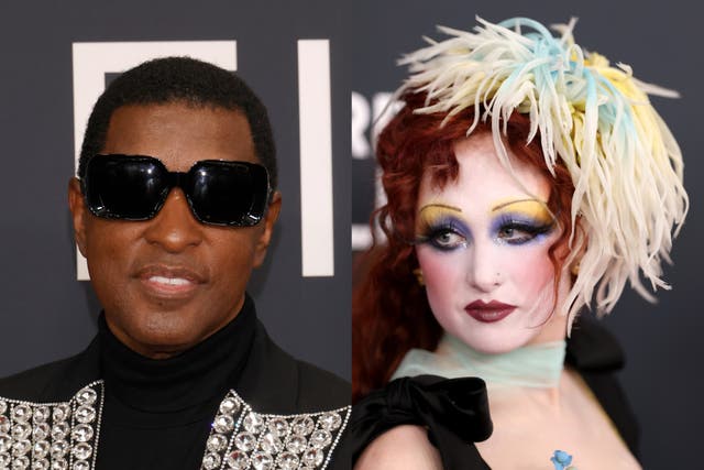 <p>Babyface and Chappell Roan arriving at the 2025 Grammys</p>