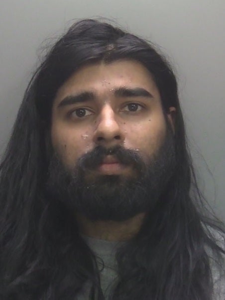 A custody image of Hair Mann issued after he was jailed (Leicestershire Police/PA)
