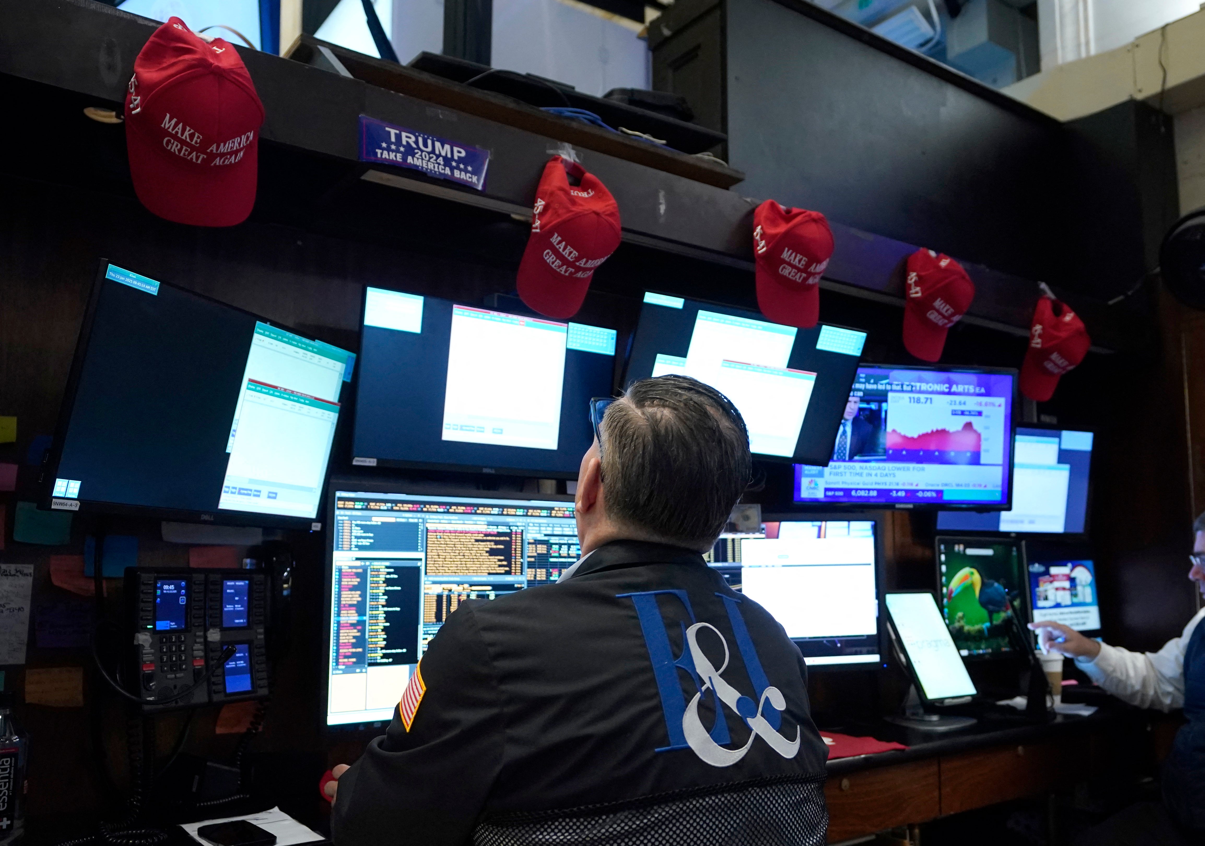 The Dow Jones Industrial Average and NASDAQ both saw declines over fears about what impact President Donald Trump’s tariffs might have on global economies