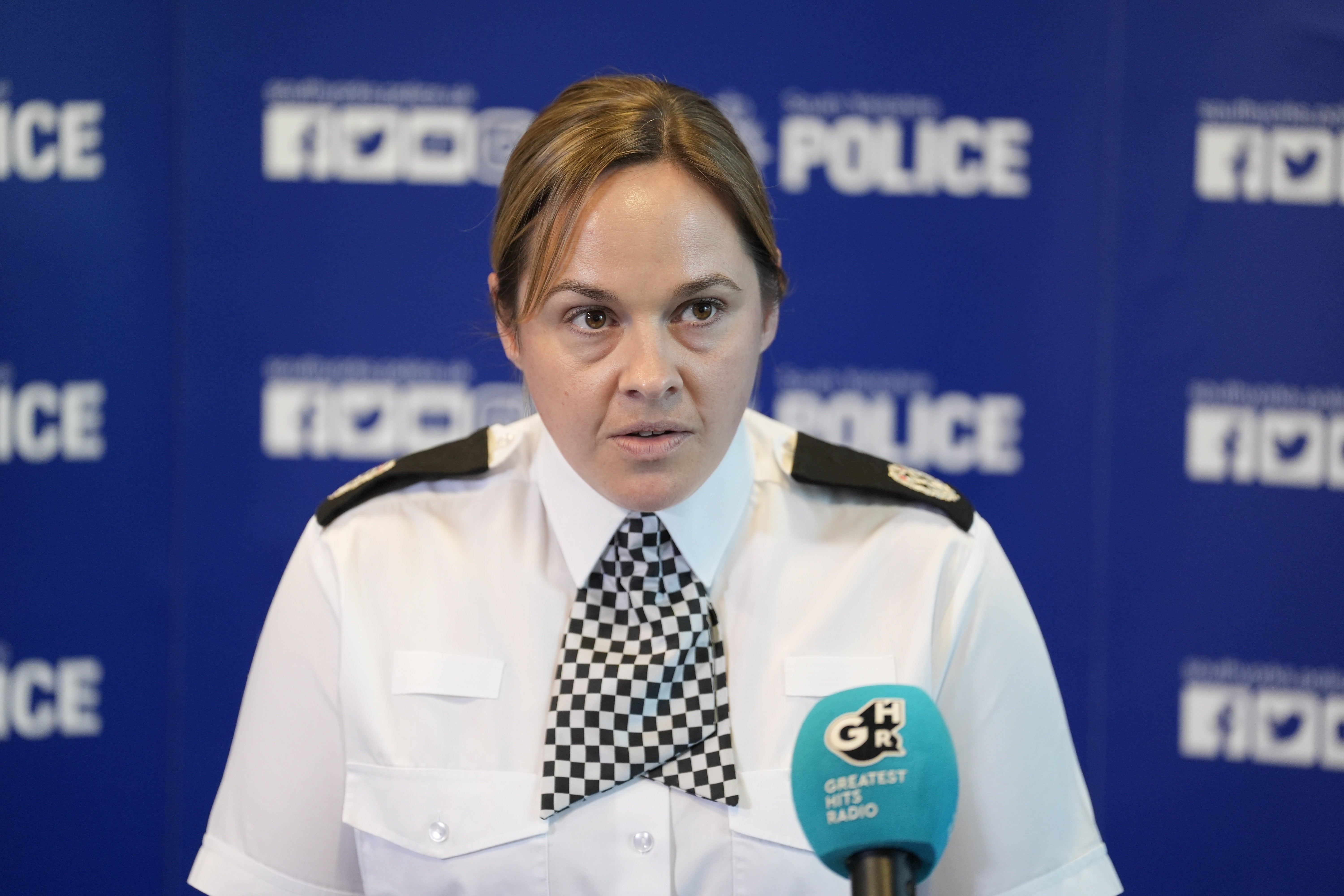 South Yorkshire Police Assistant Chief Constable Lindsey Butterfield speaking at the force's headquarters