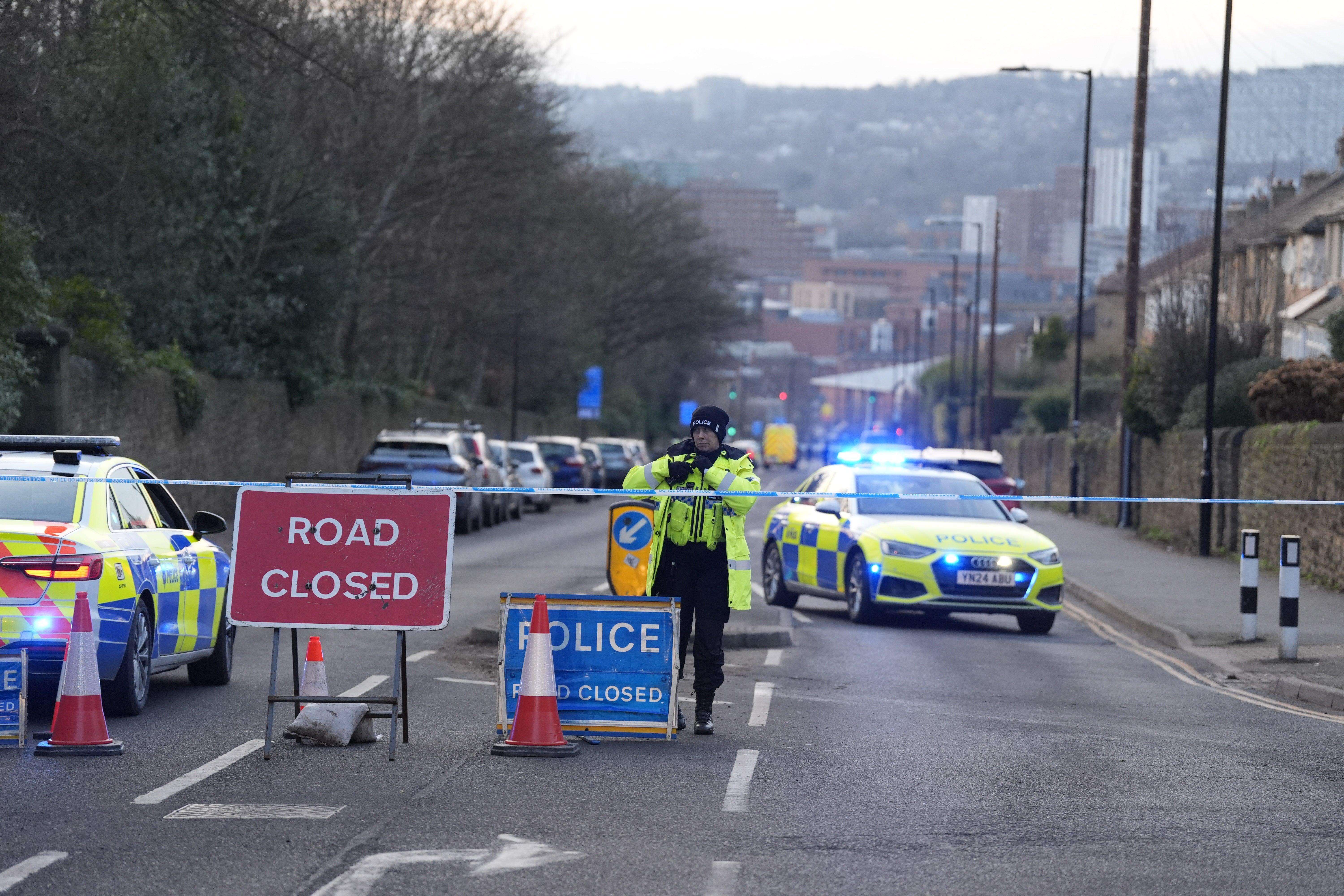 A teenage boy has been detained after a stabbing at All Saints Catholic School in Sheffield