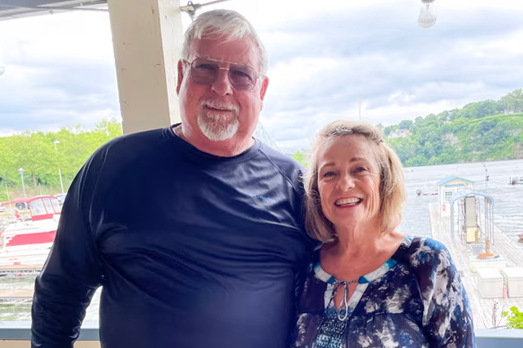 William Bryan, 70, and his wife Beverly, pictured before William died during a botched surgery