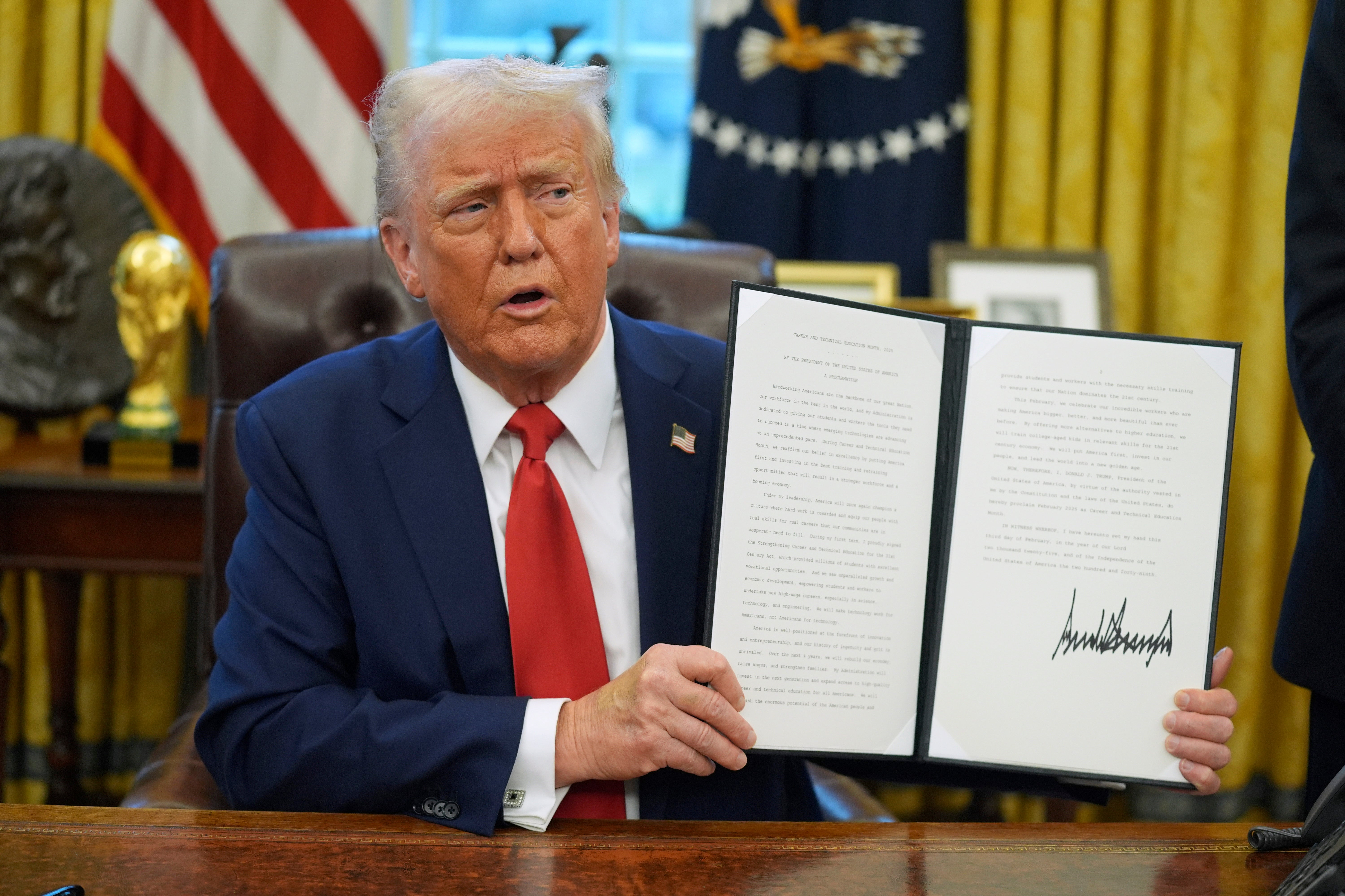 As part of his trade tariffs crackdown, President Donald Trump is ending a loophole that benefited online retailers