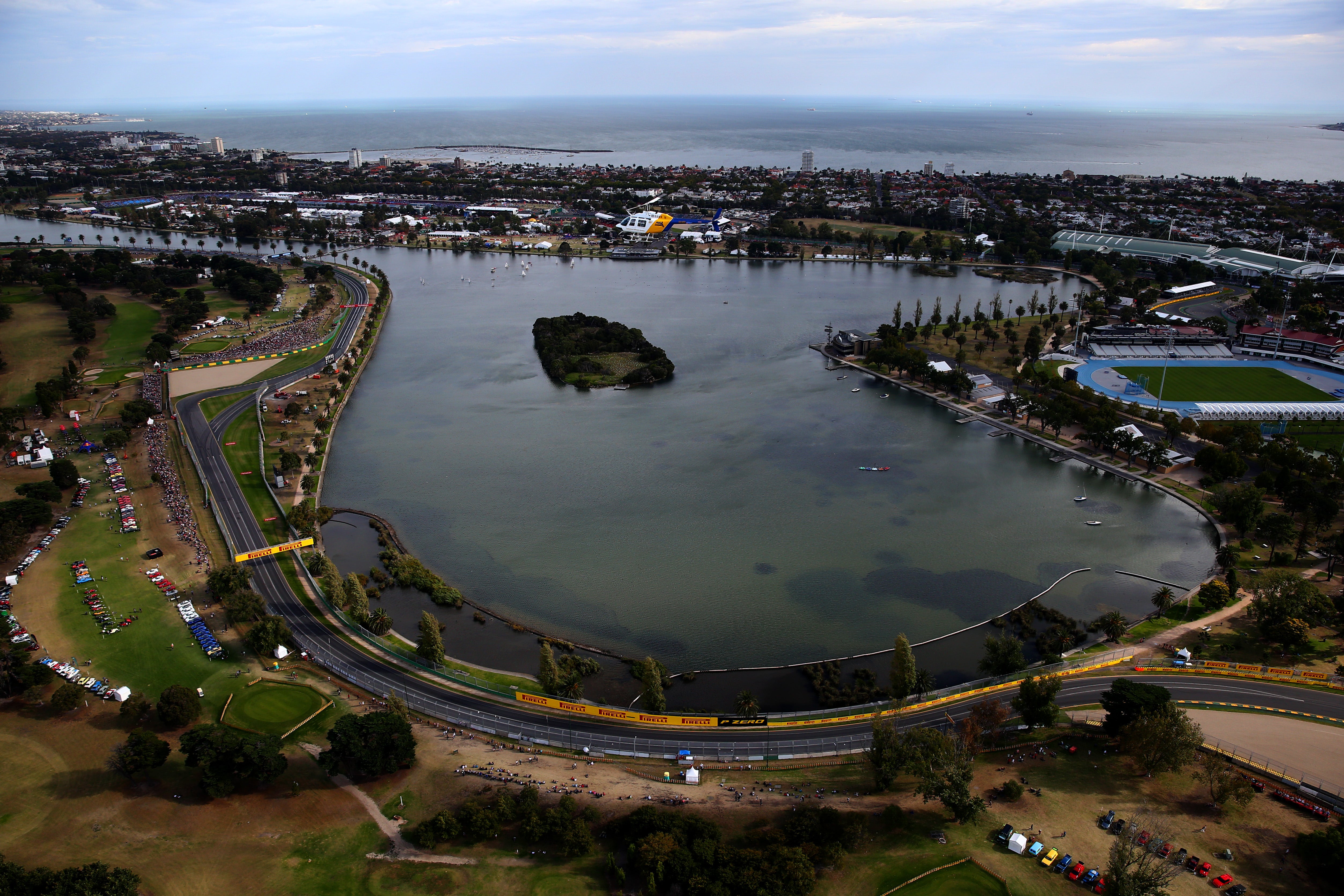 Albert Park hosts the season-opening Australian Grand Prix on 16 March