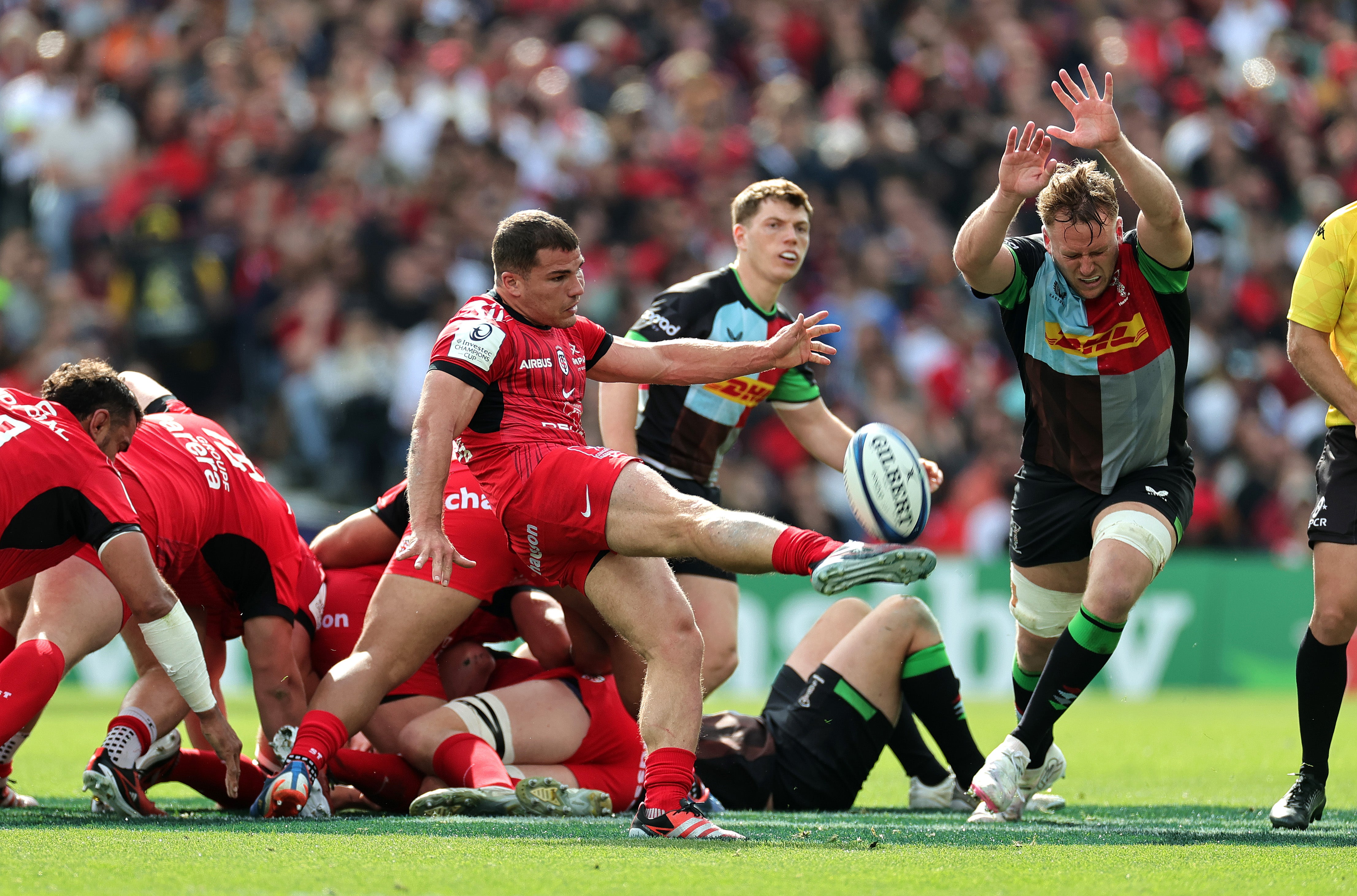 Dupont has the ability to kick brilliantly with both his right foot...