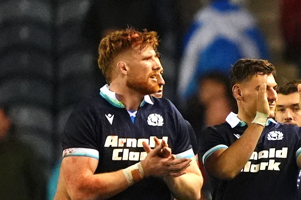 Gregor Brown (left) hopes to face Ireland on Sunday (Andrew Milligan/PA)