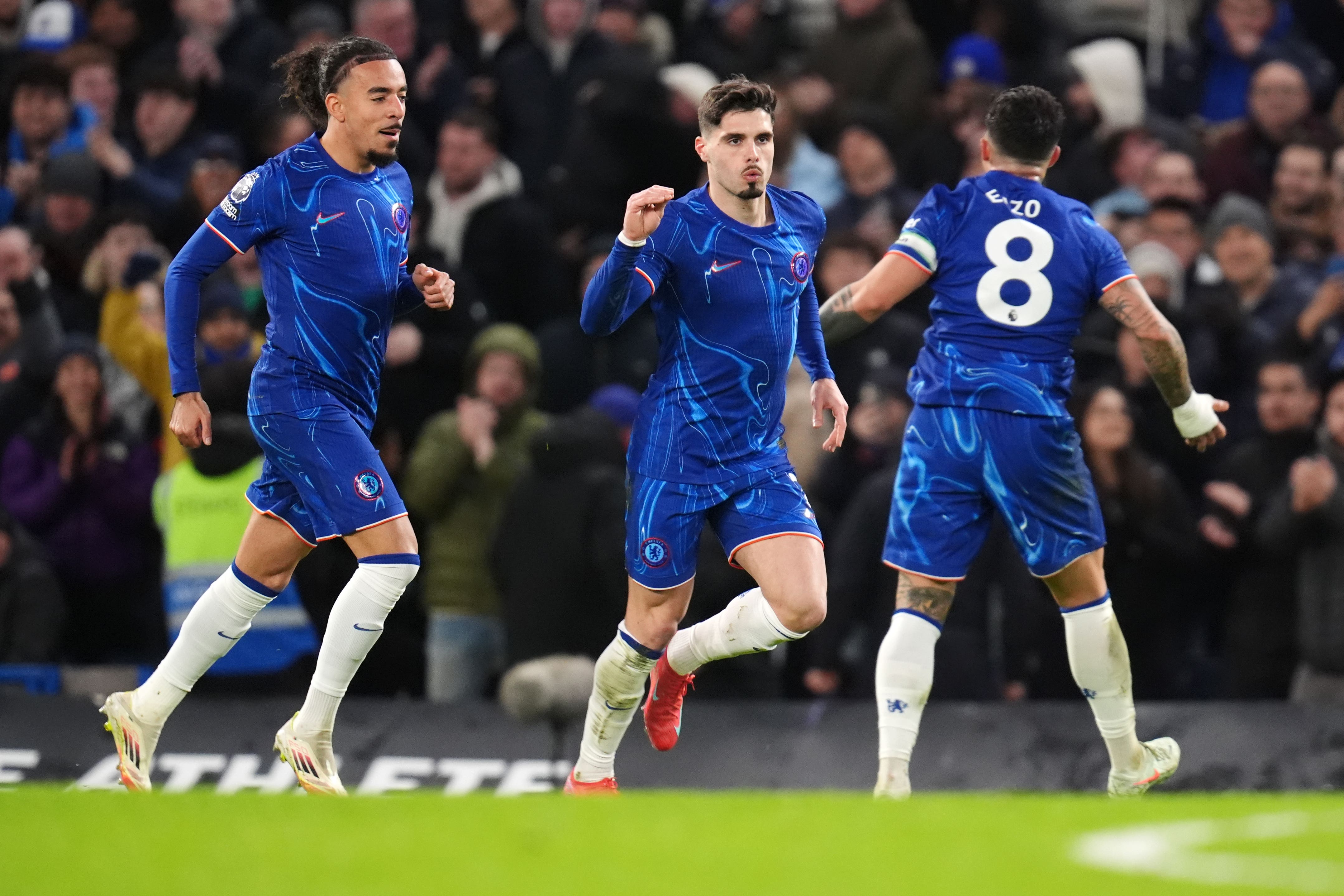 Pedro Neto came off the bench to equalise for Chelsea against West Ham (John Walton/PA)