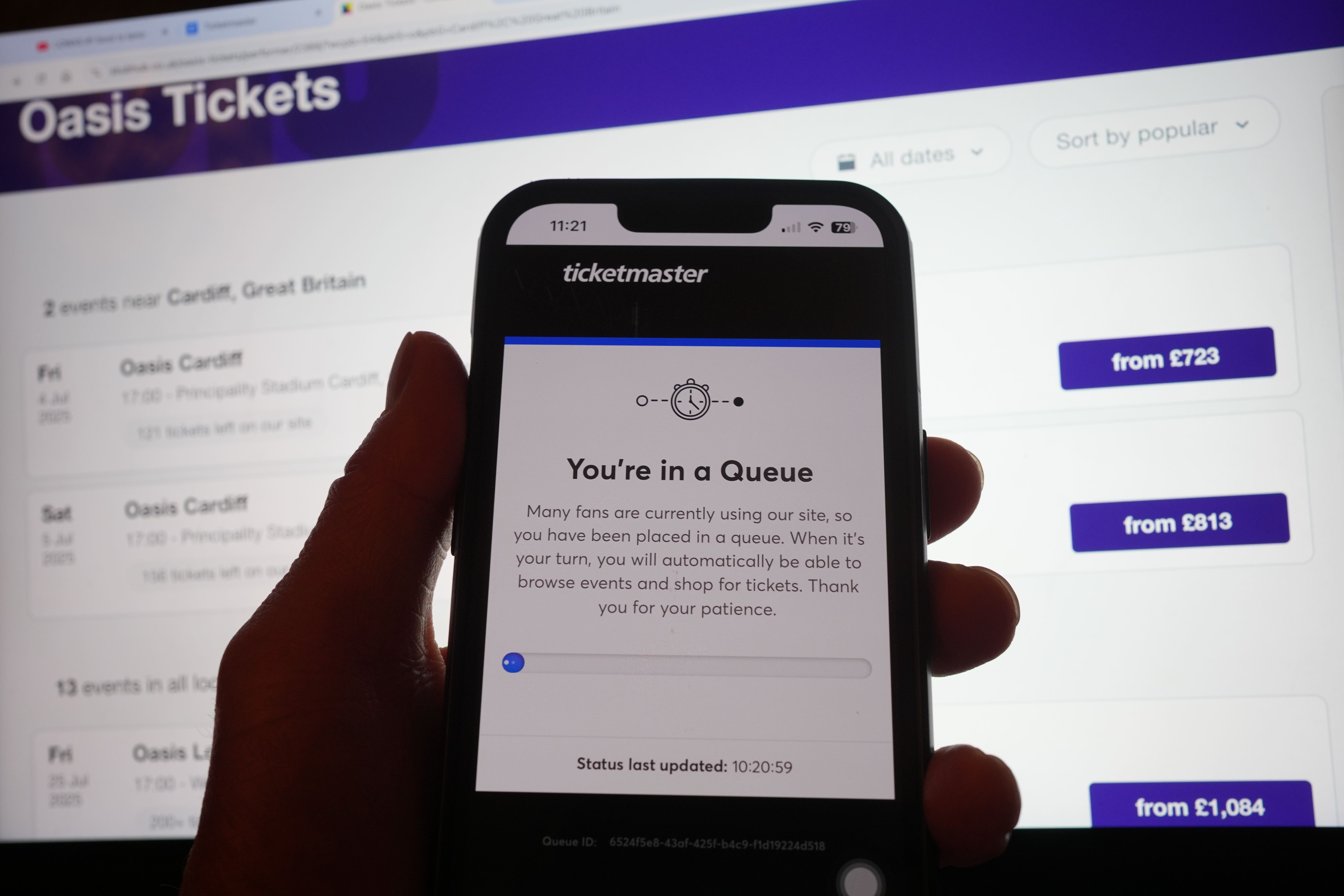 Ticketmaster has denied it uses so-called dynamic pricing (Yui Mok/PA)