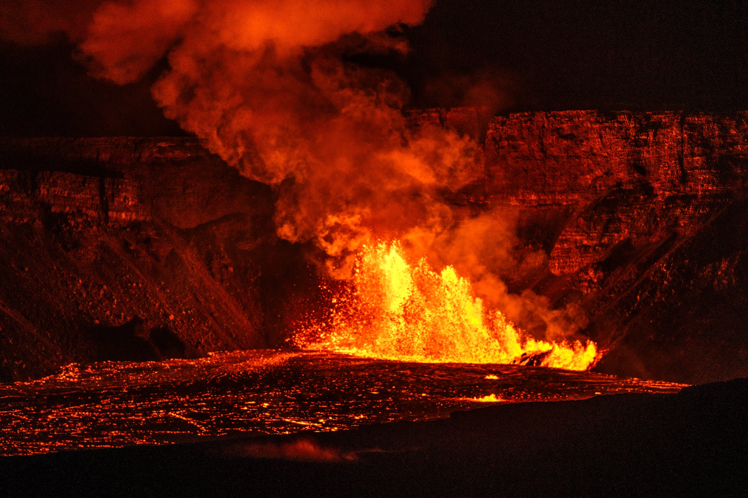 Kilaeua began erupting in December. The youngest and most active volcano on the island of Hawaii, it has been erupting continuously since the 1980s
