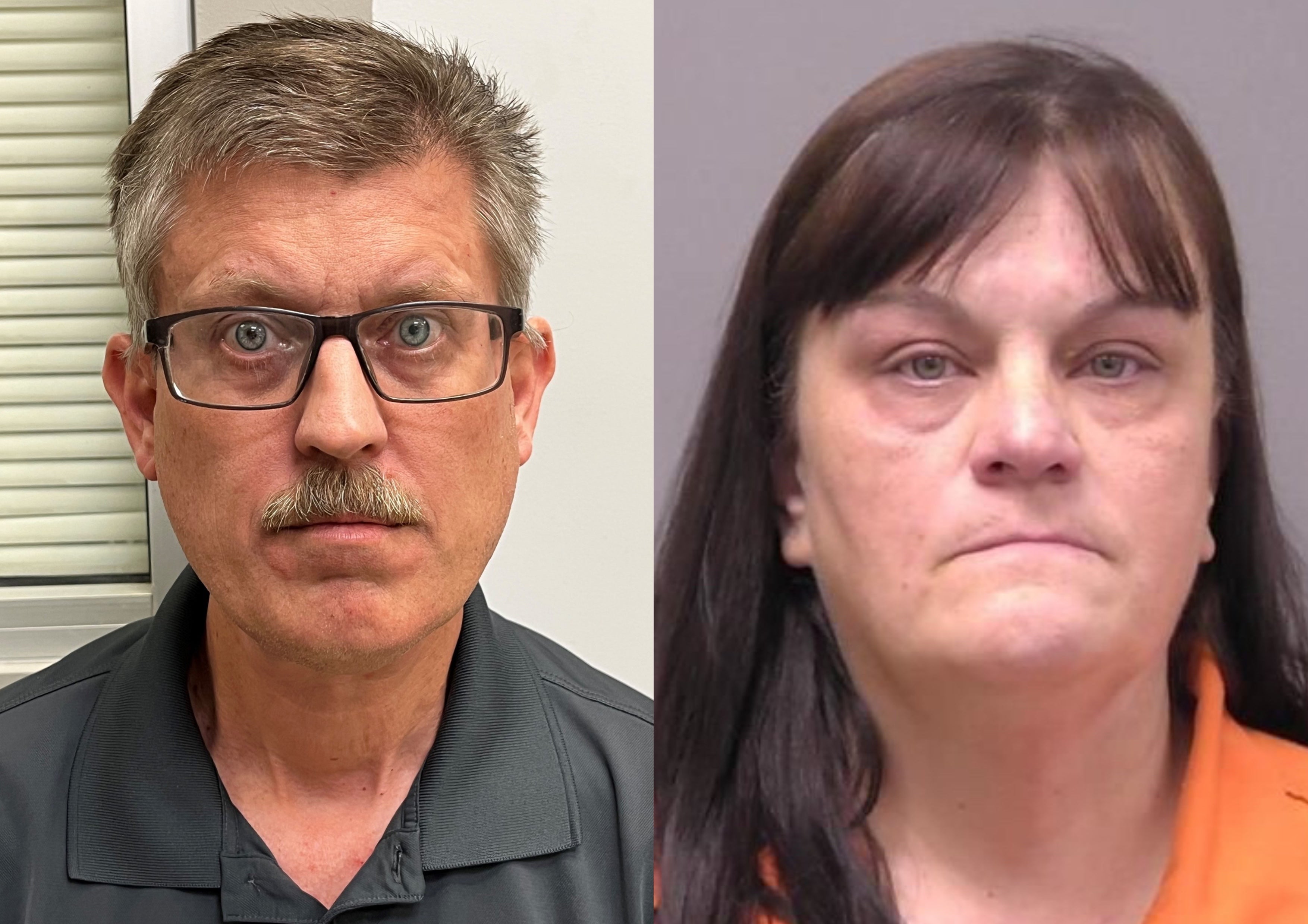 Joseph Schroer (left), 53, and Crystina Schroer, 50, were arrested on February 3 in connection to the death of their adopted daughter. Crystina faces charges of first-degree murder and desecration of a corpse while Joseph faces charges of liability for crimes of another. They both face child abuse and Medicaid fraud charges