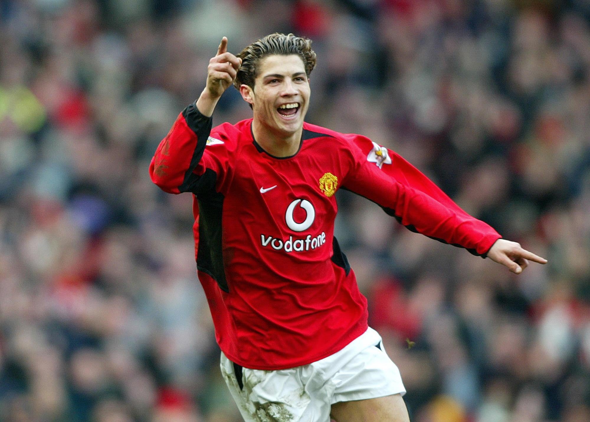 Cristiano Ronaldo se připojil k Manchesteru United jako osmnáctiletý ze Sporting Lisabon v roce 2003 (Martin Rickett/PA)