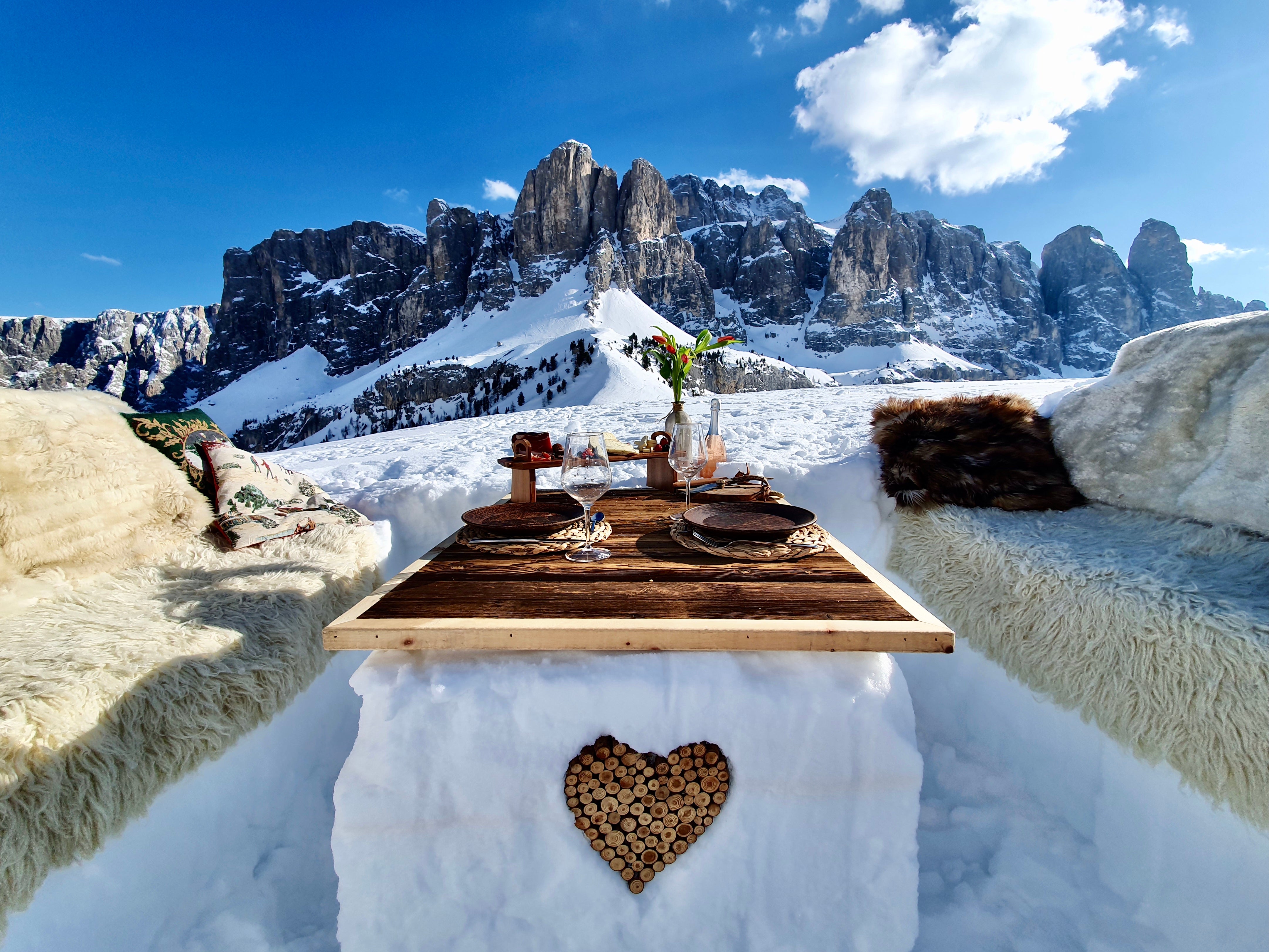 A picnic on the slopes by Dream Beyond, which creates luxury, personalised experiences across Italy