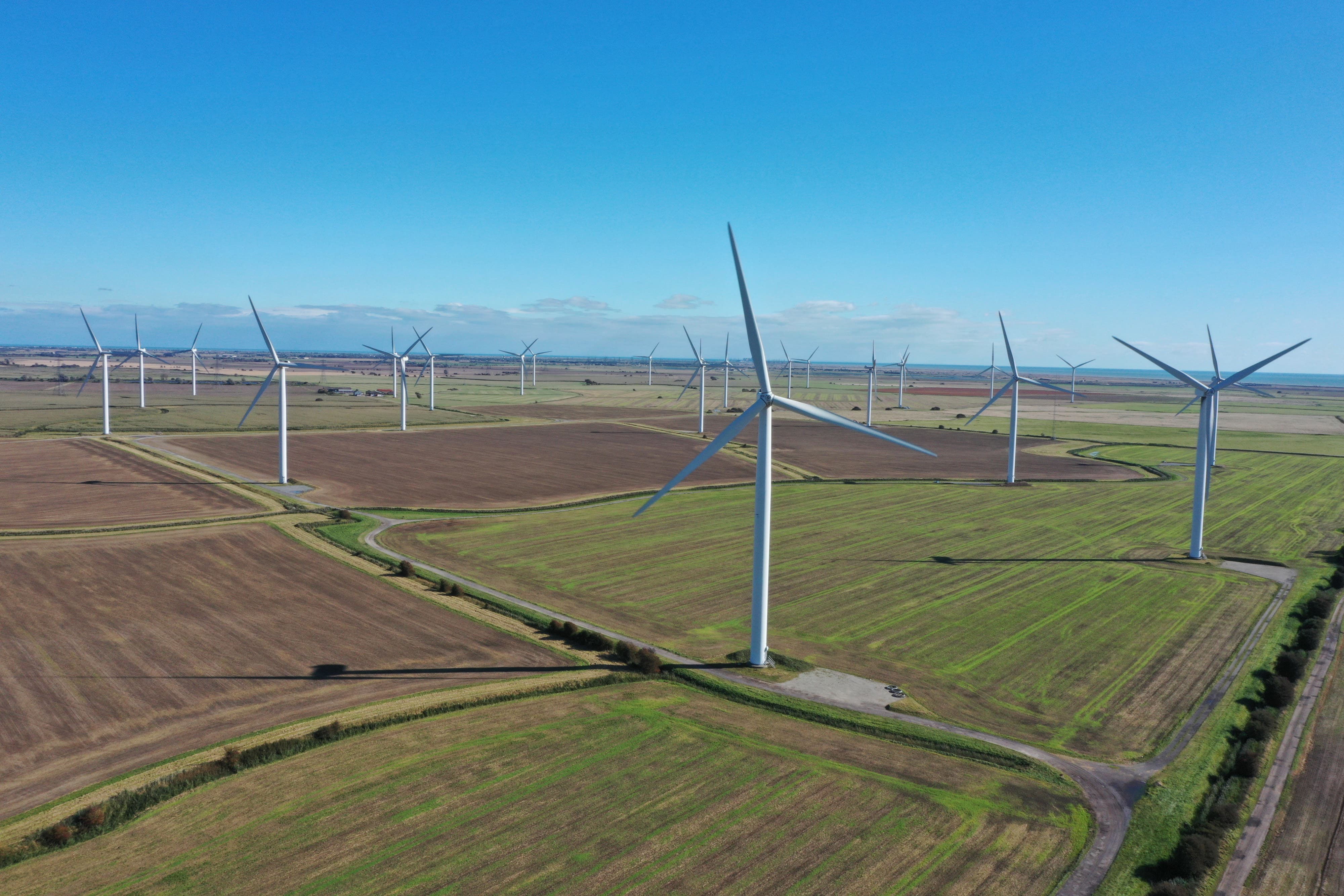 Wind power provided more electricity than ever before last year across the UK (Tom Leese/PA)