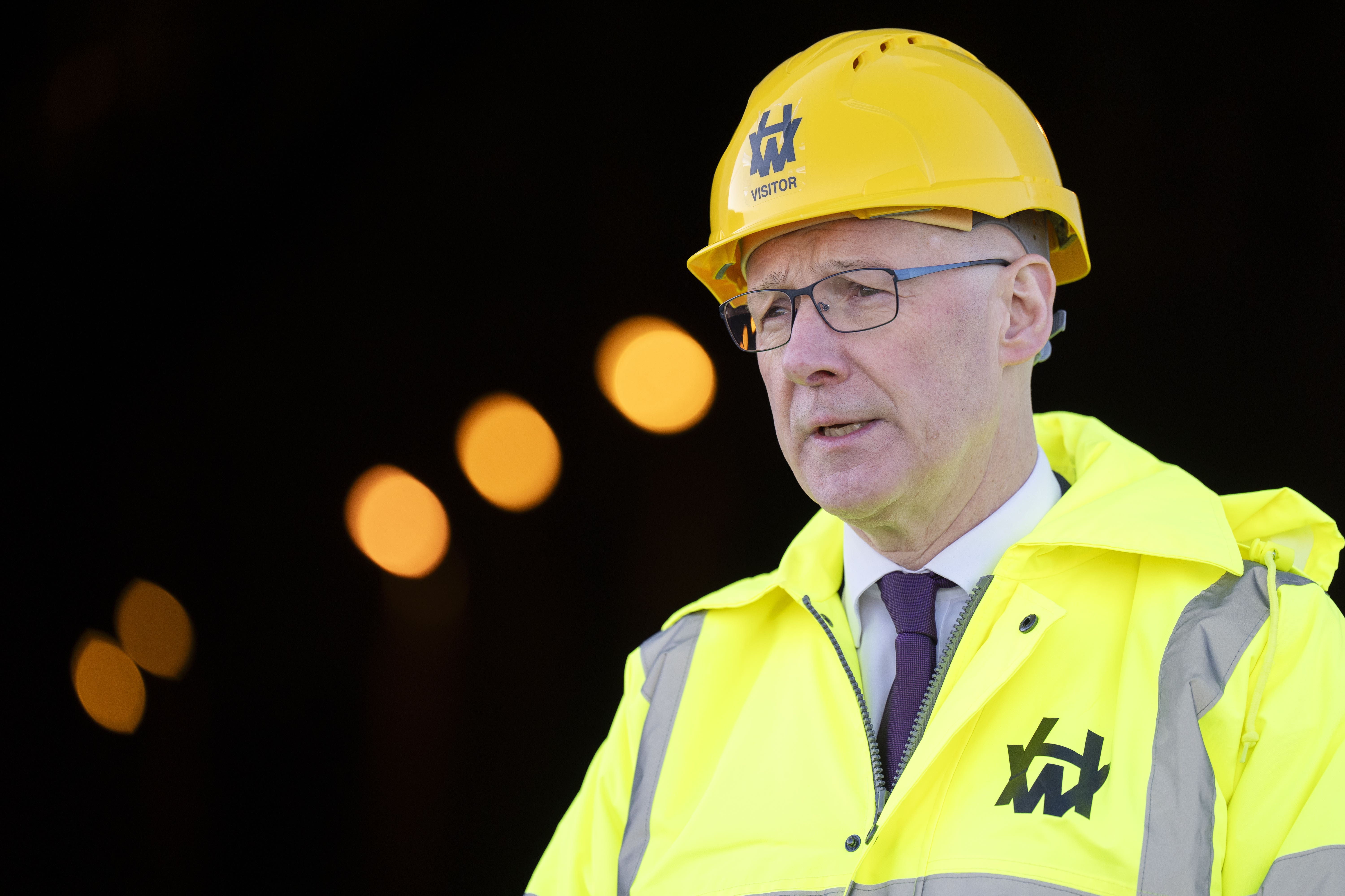 First Minister John Swinney branded Donald Trump’s comments on Gaza ‘completely unacceptable’ (Jane Barlow/PA)