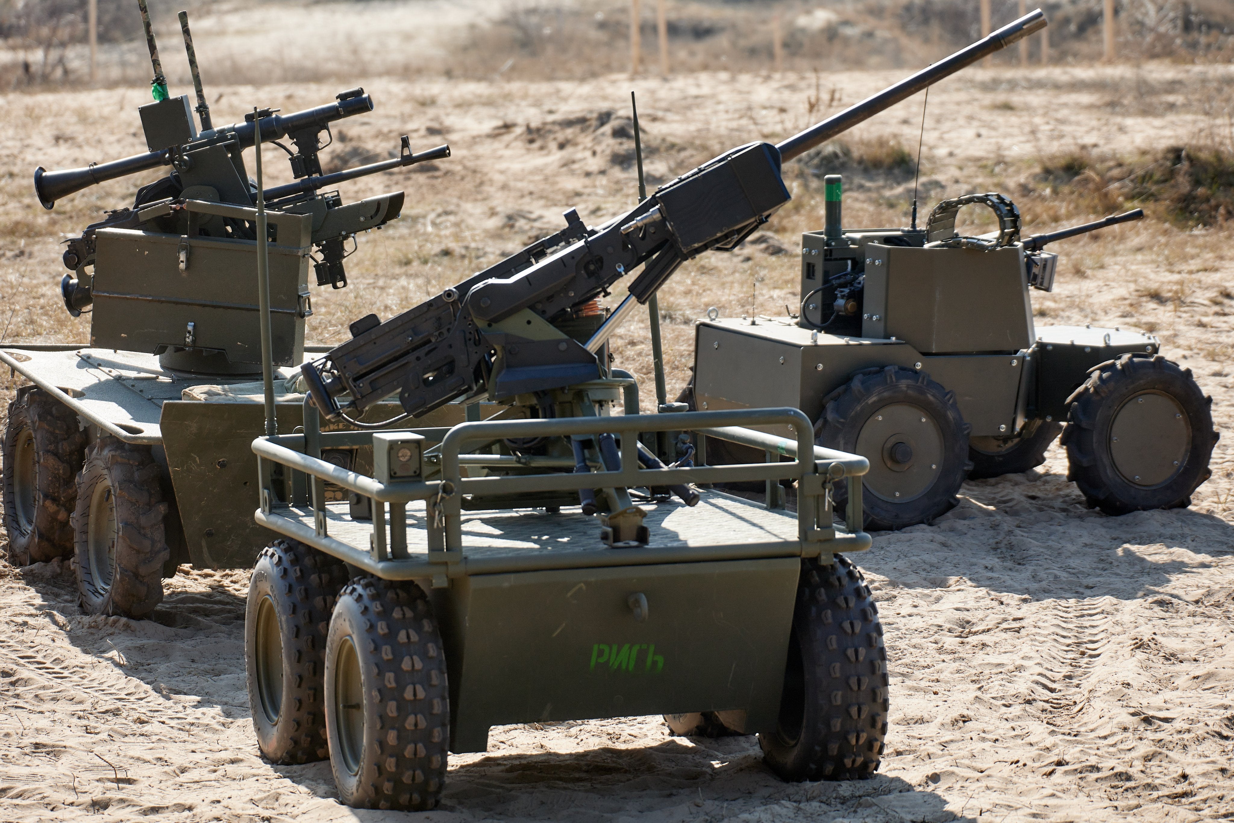 Unmanned combat ground vehicles developed through Ukraine's Brave1 platform