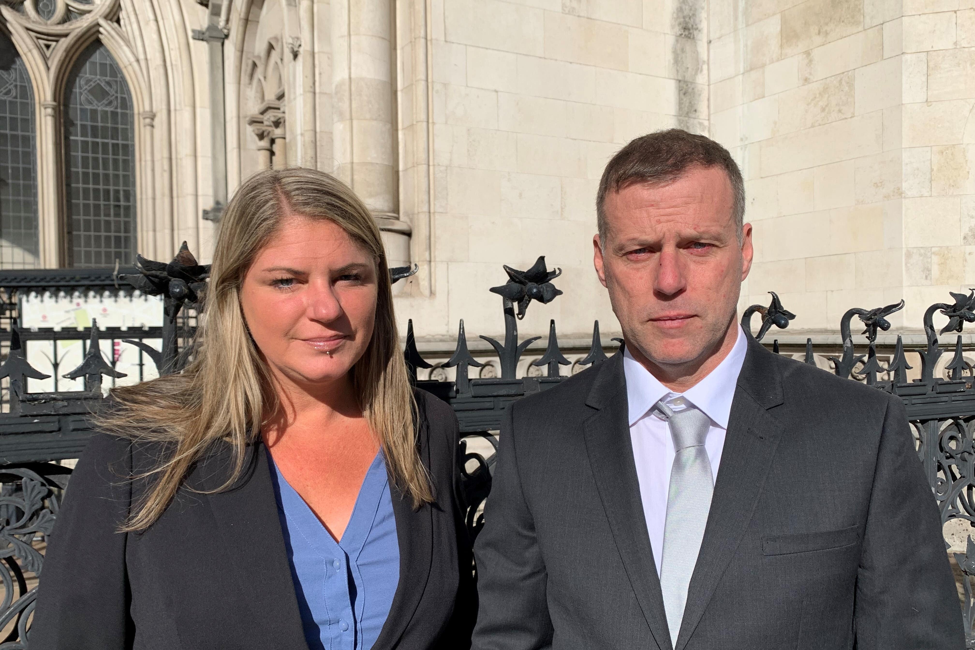 Allyn and Jenny Condon are attending an inquest into the death of their two-month-old son Ben in 2015 (Tom Pilgrim/PA)