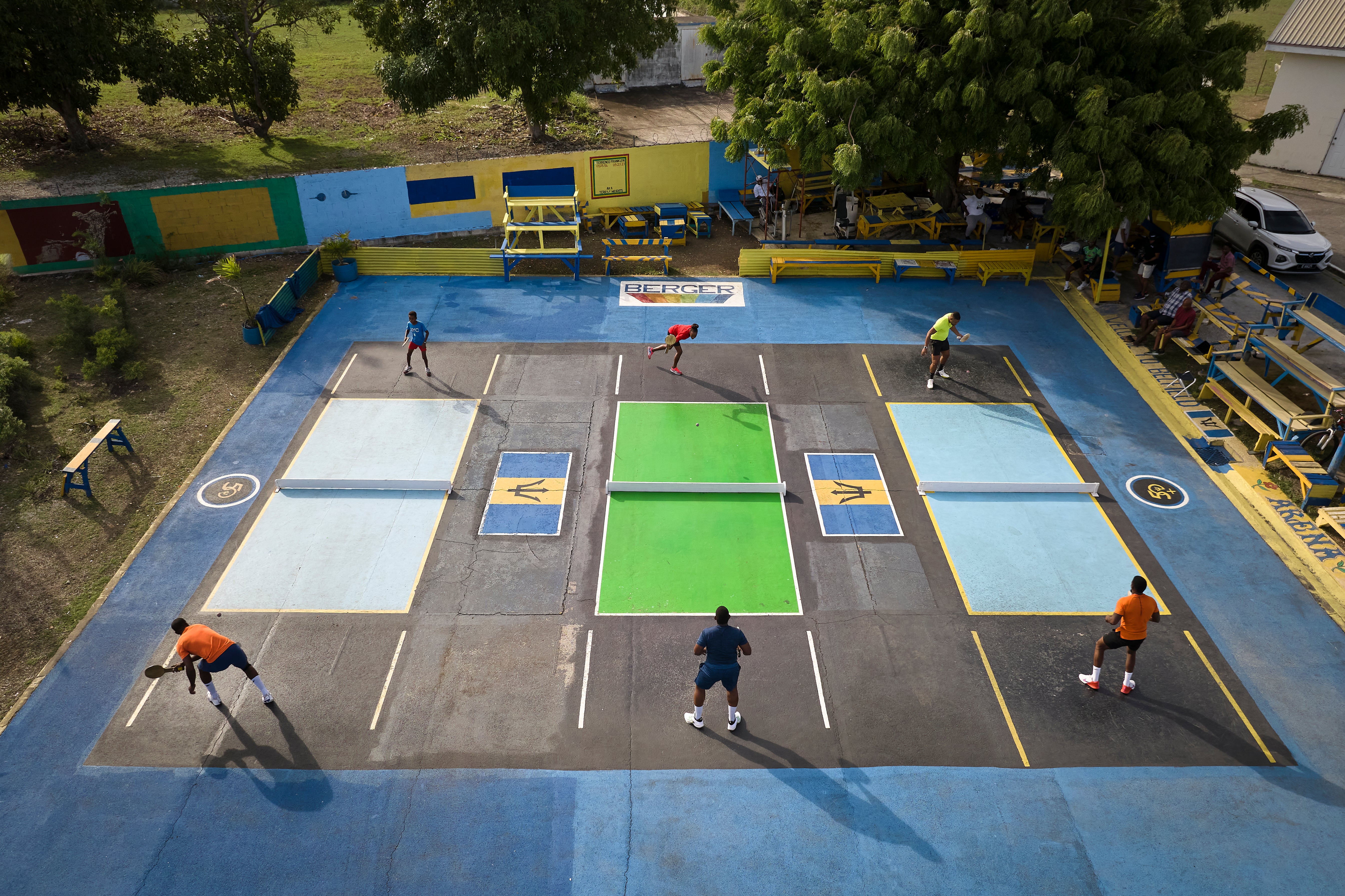 A combination of table and lawn tennis, road tennis has become a thrilling part of the local sports scene