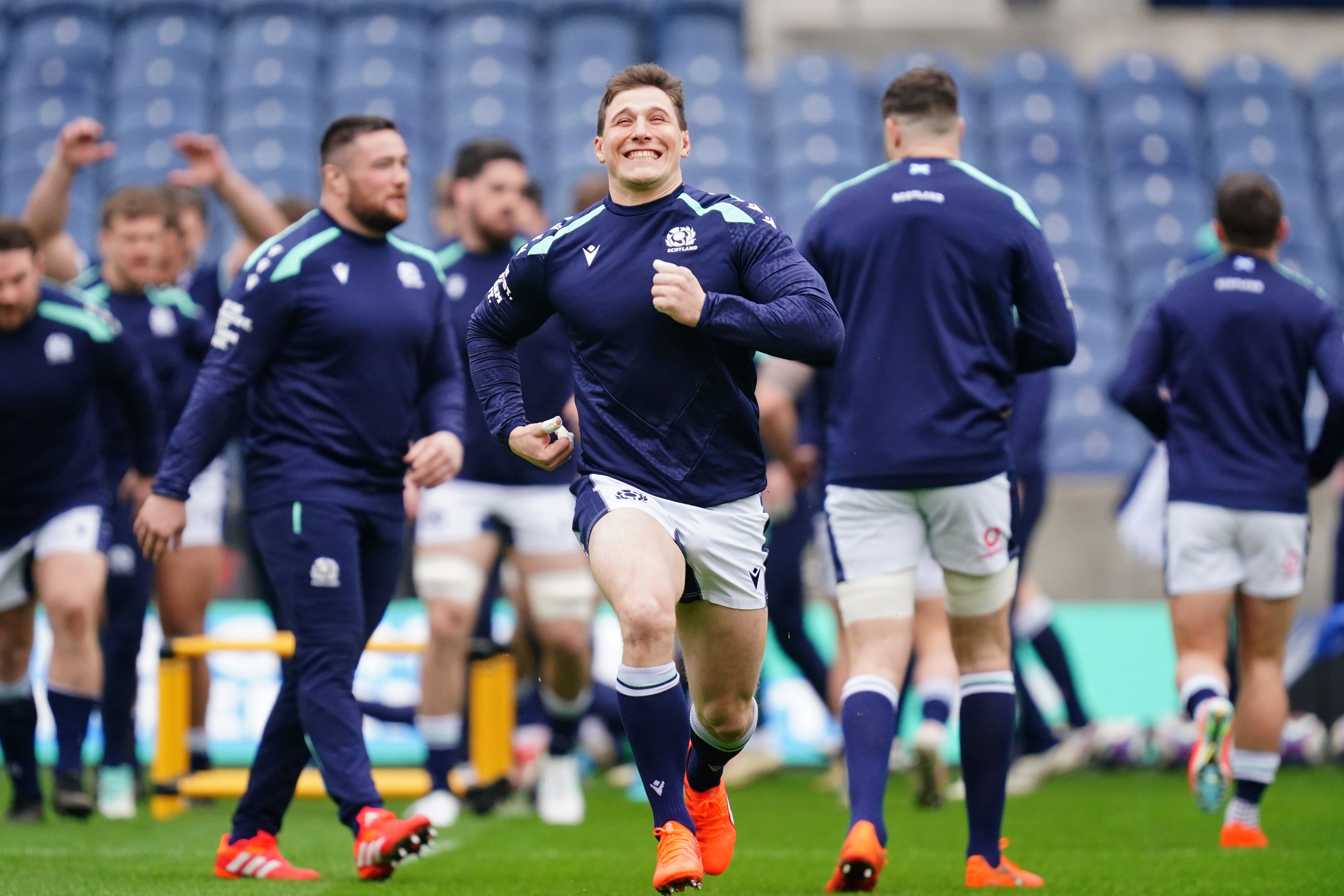 Scotland host Ireland at Murrayfield on Sunday (Jane Barlow/PA)