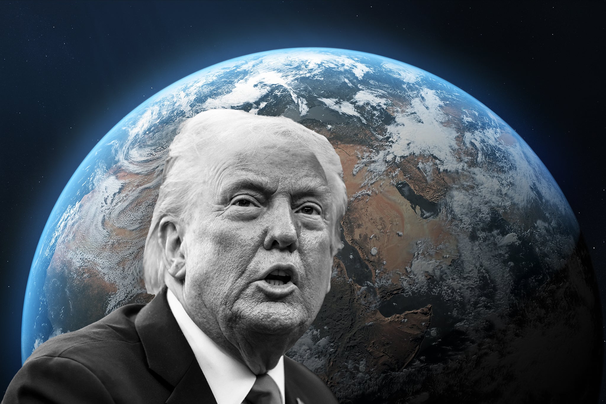 Donald Trump has ordered aid cuts to projects designed to tackle the climate crisis