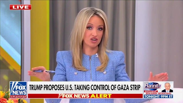 Fox News host Kayleigh McEnany says that President Trump was playing '4-dimensional chess' with his proposal to occupy and forcibly resettle Gaza.
