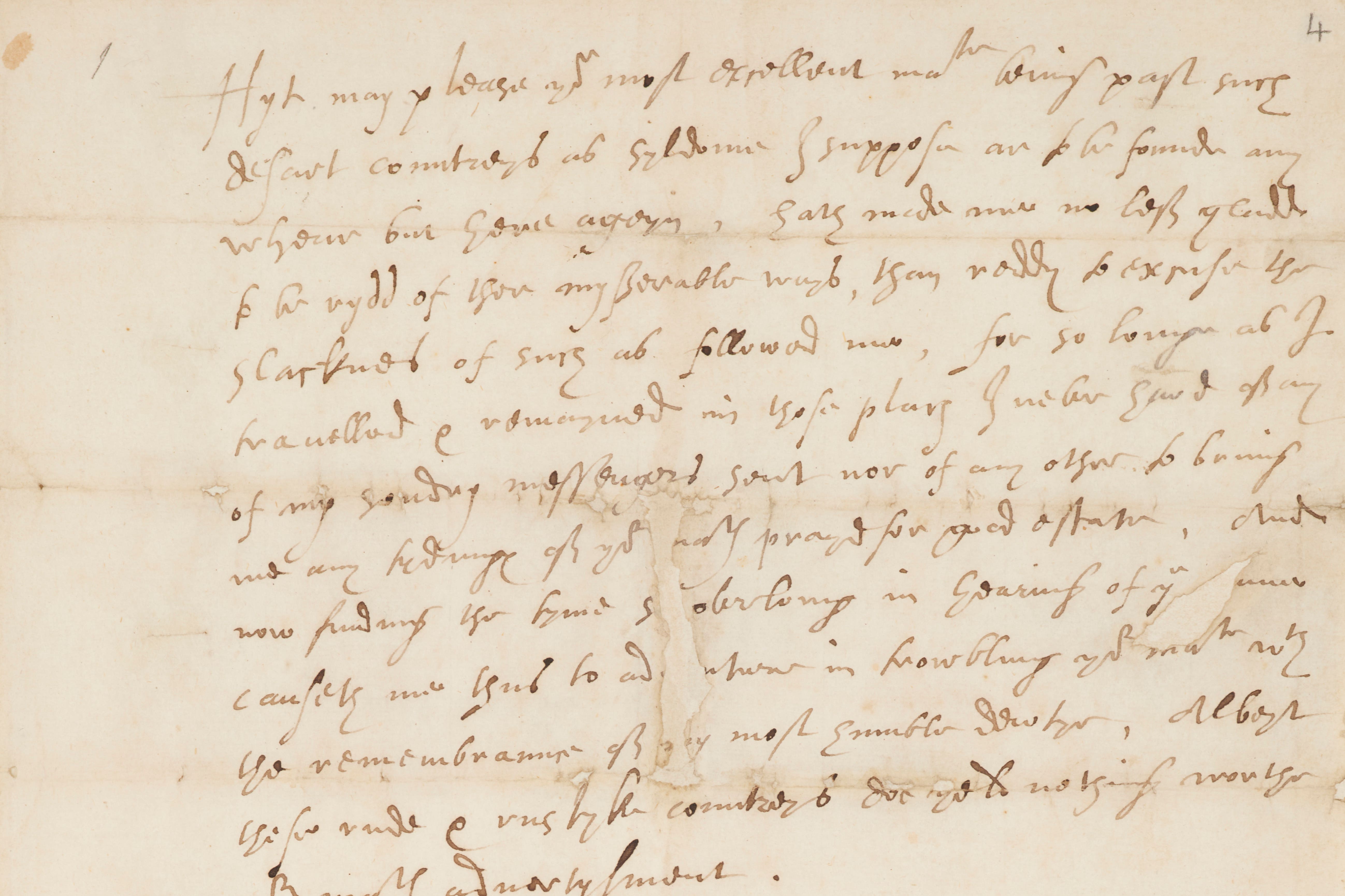 The letter to Queen Elizabeth is signed by the Earl of Leicester (Lyon & Turnbull/PA)