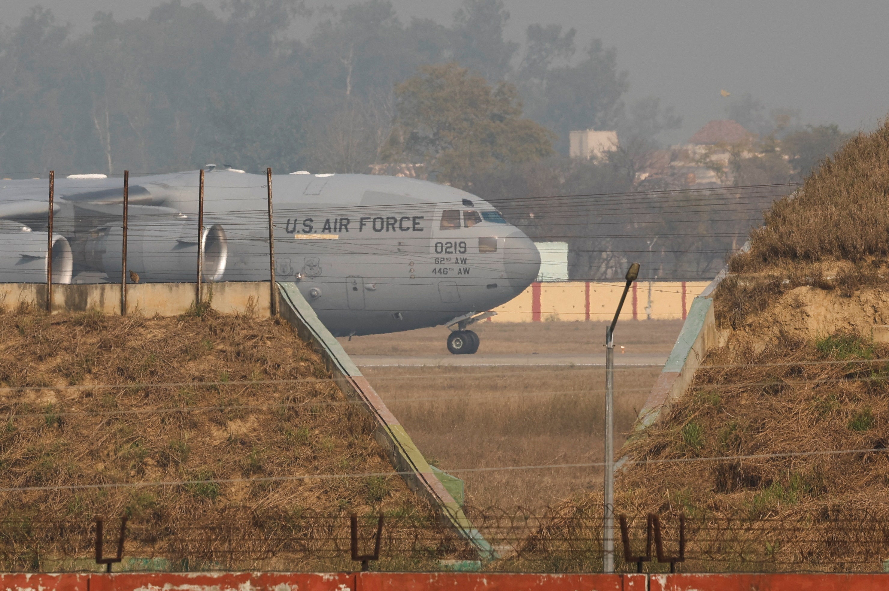 US military plane deporting Indian immigrants lands in Amritsar