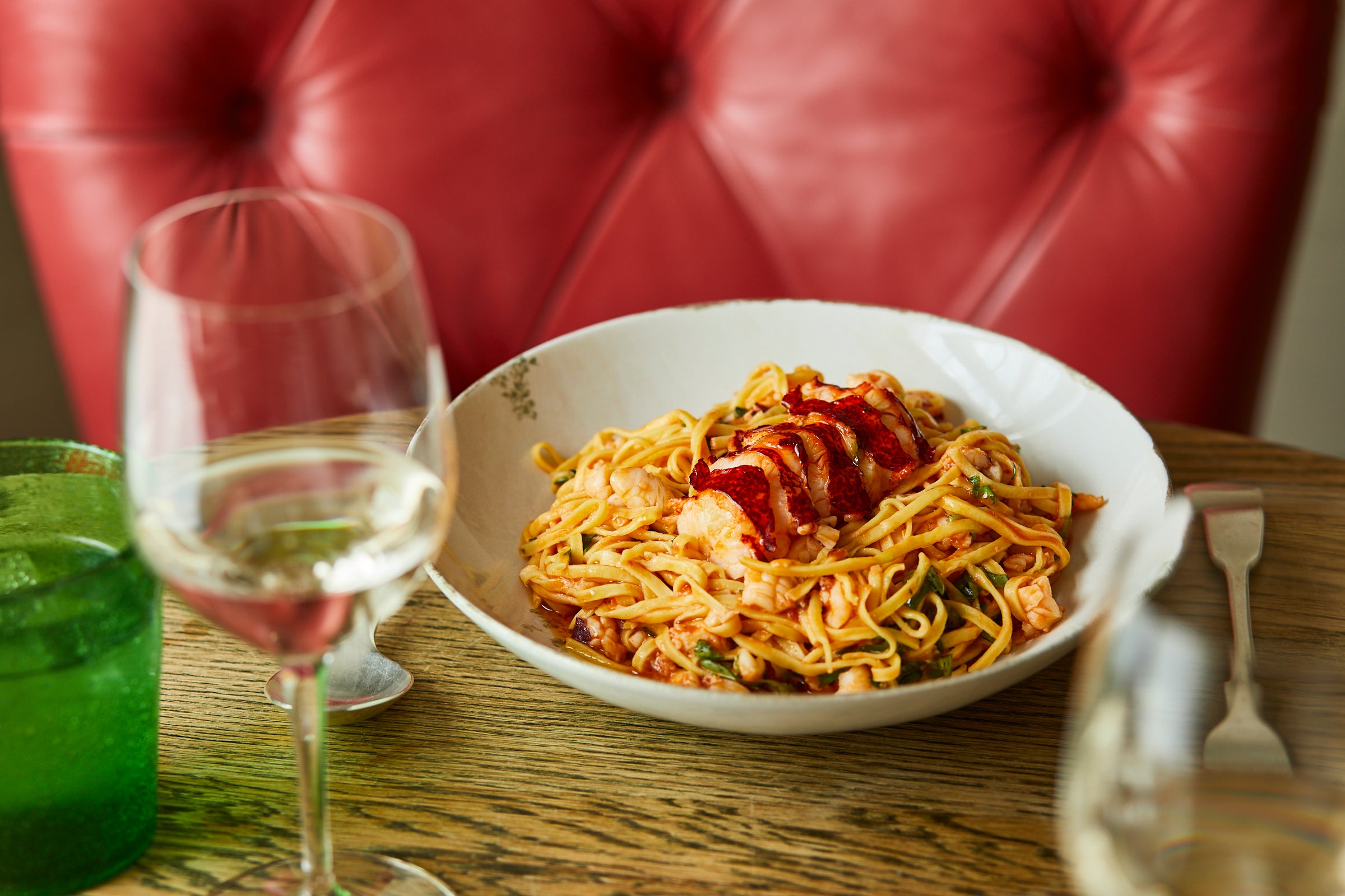 The menus at Harnett Holder & Co are Italian-inspired