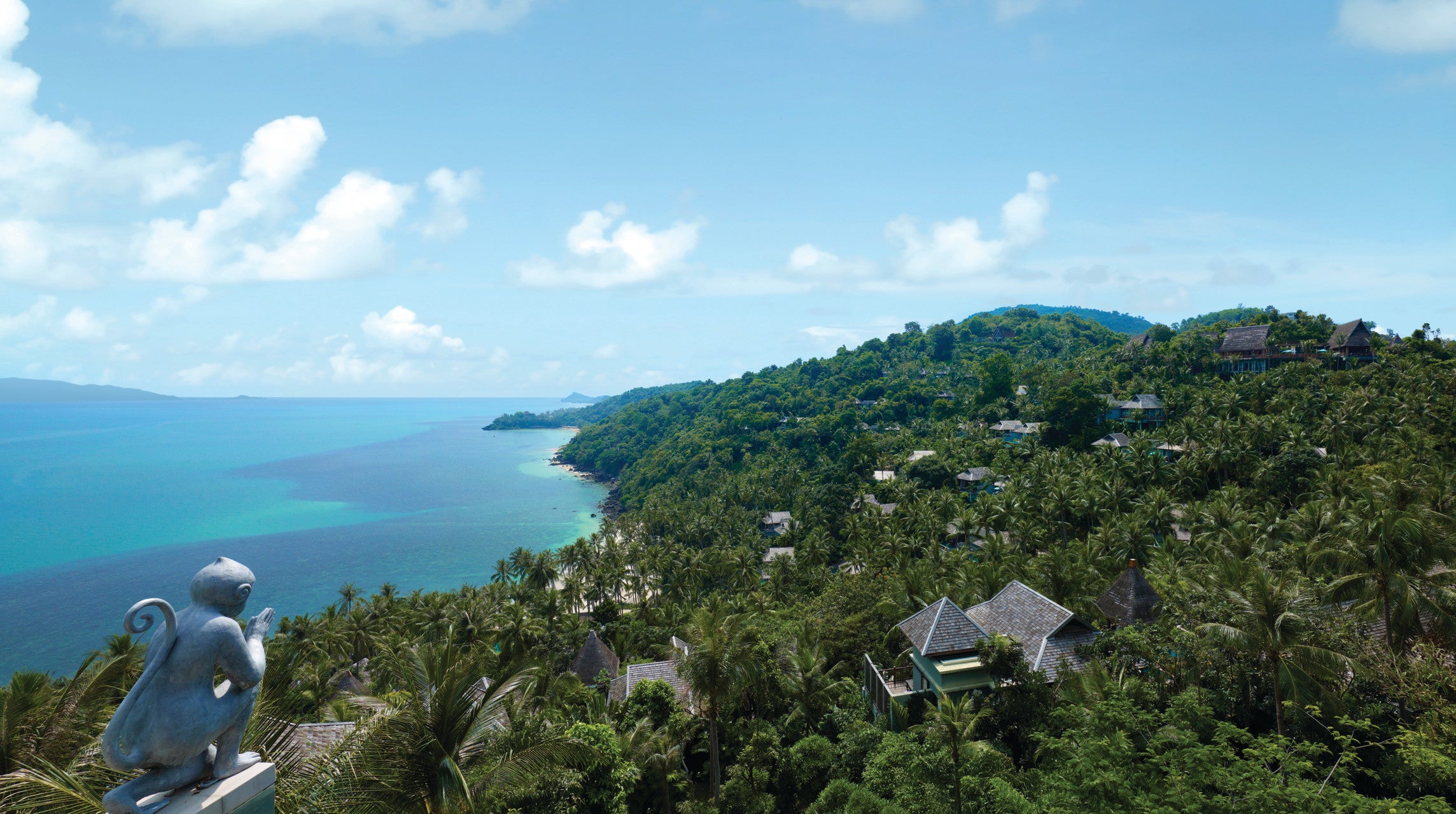 Koh Samui: the view from the Four Seasons over the Gulf of Thailand
