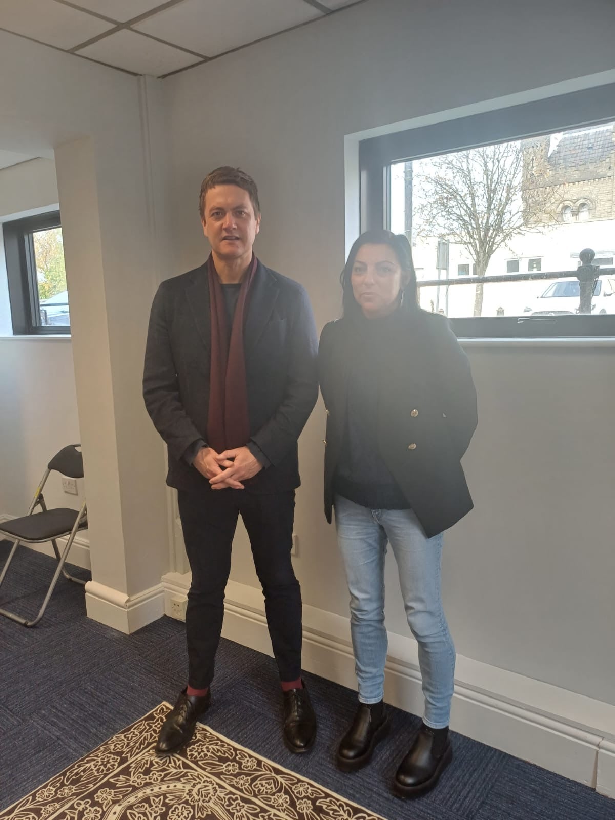 MP James Frith and White’s sister Clara visited HMP Manchester, where he is incarcerated despite his deteriorating mental health