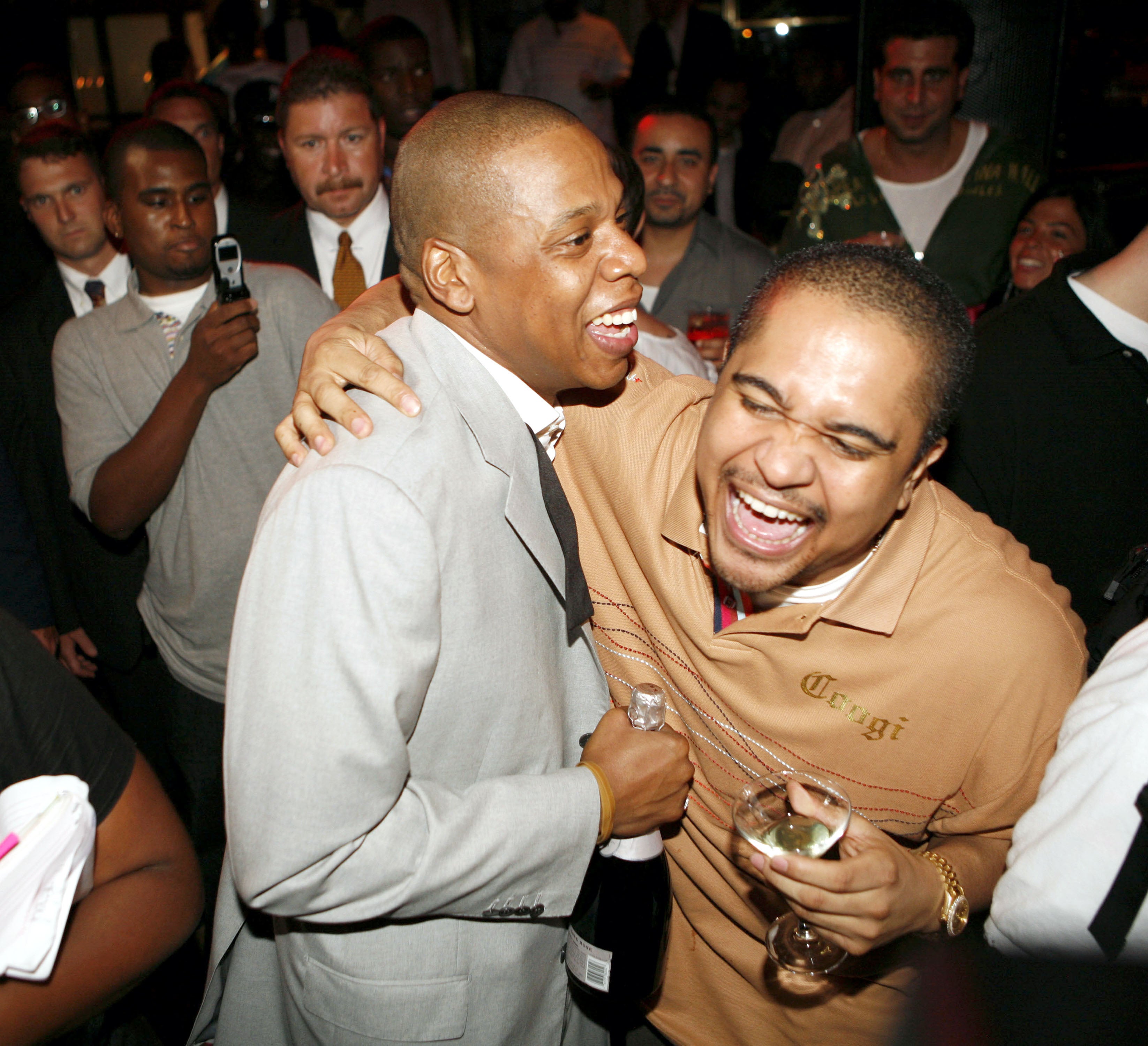 Gotti with Jay-Z celebrating the 10th anniversary of ‘Reasonable Doubt’