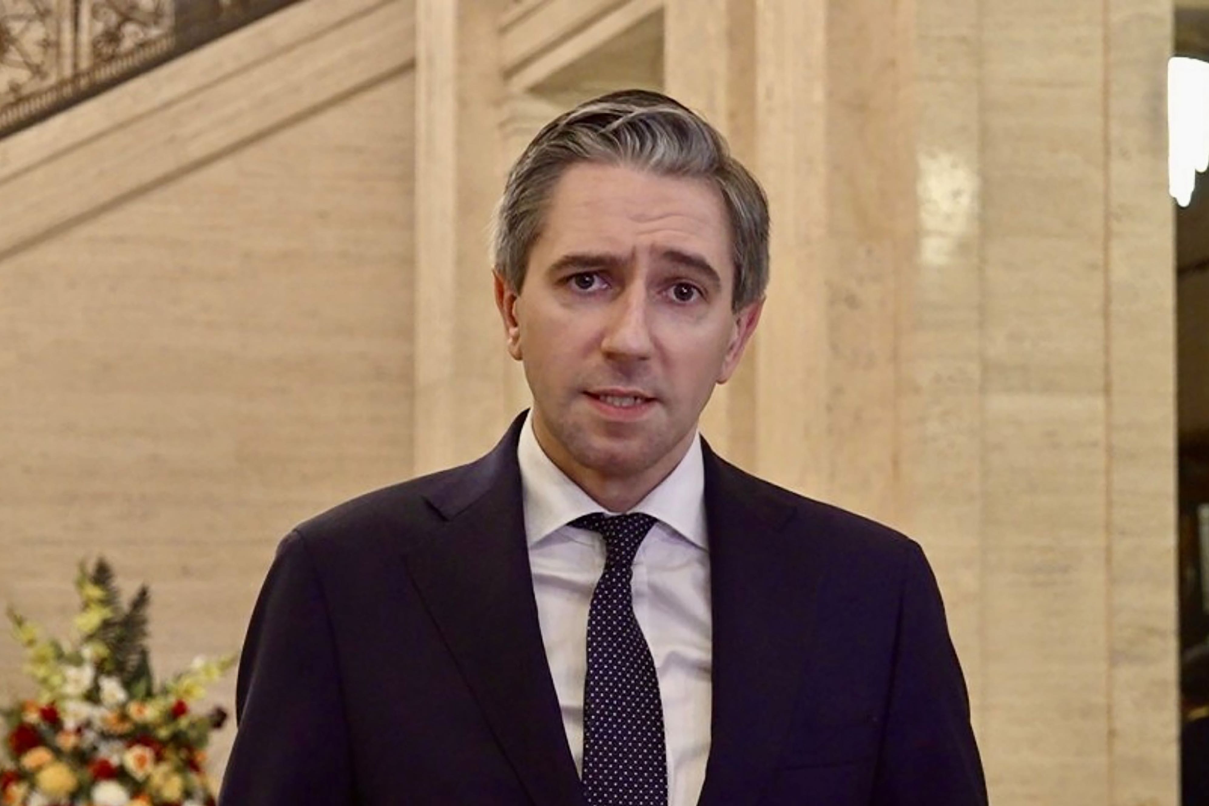 Tanaiste Simon Harris said Donald Trump has a fondness for Ireland (David Young/PA)
