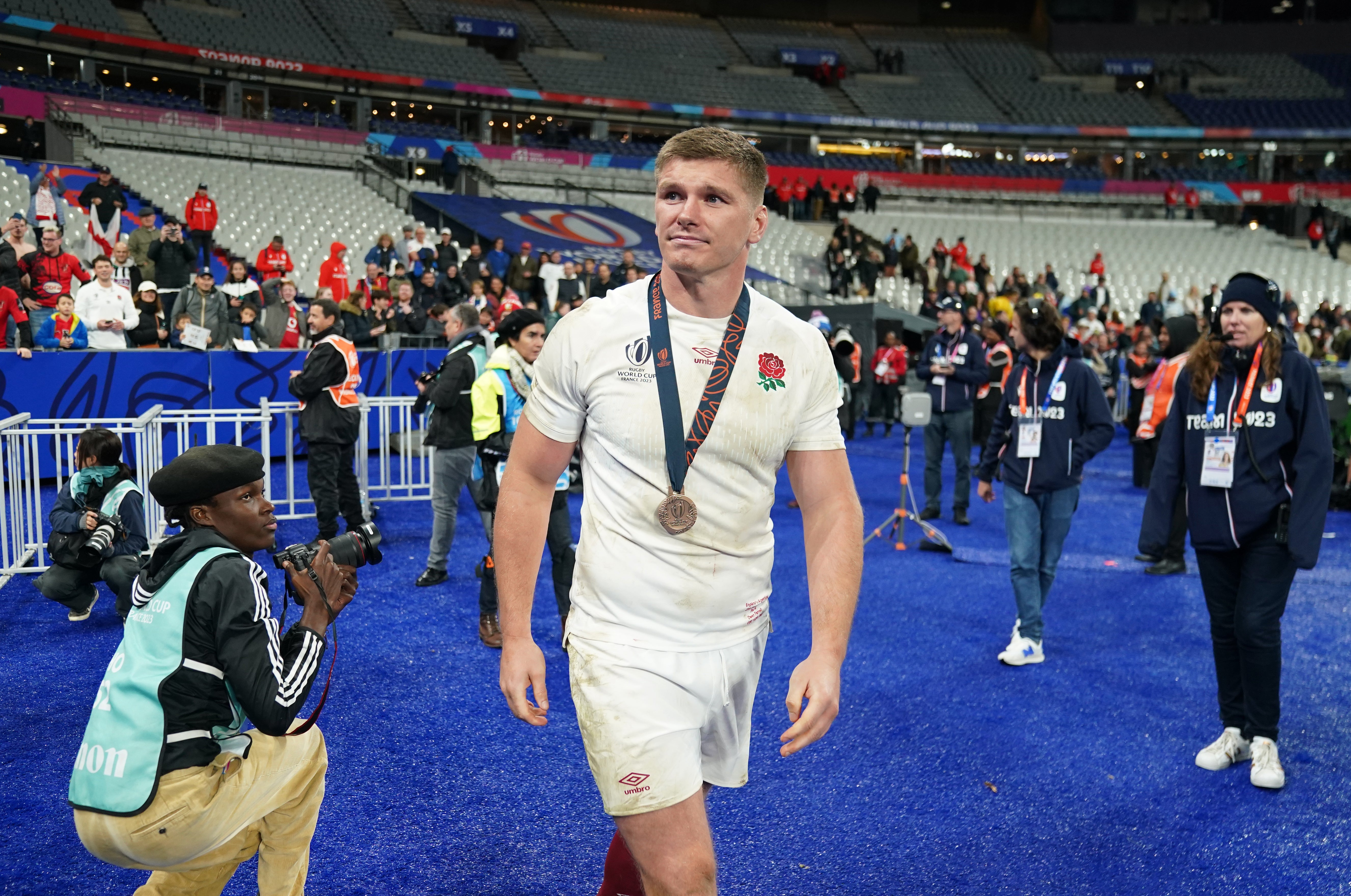 Owen Farrell is ineligible to be selected by England while he plays in France