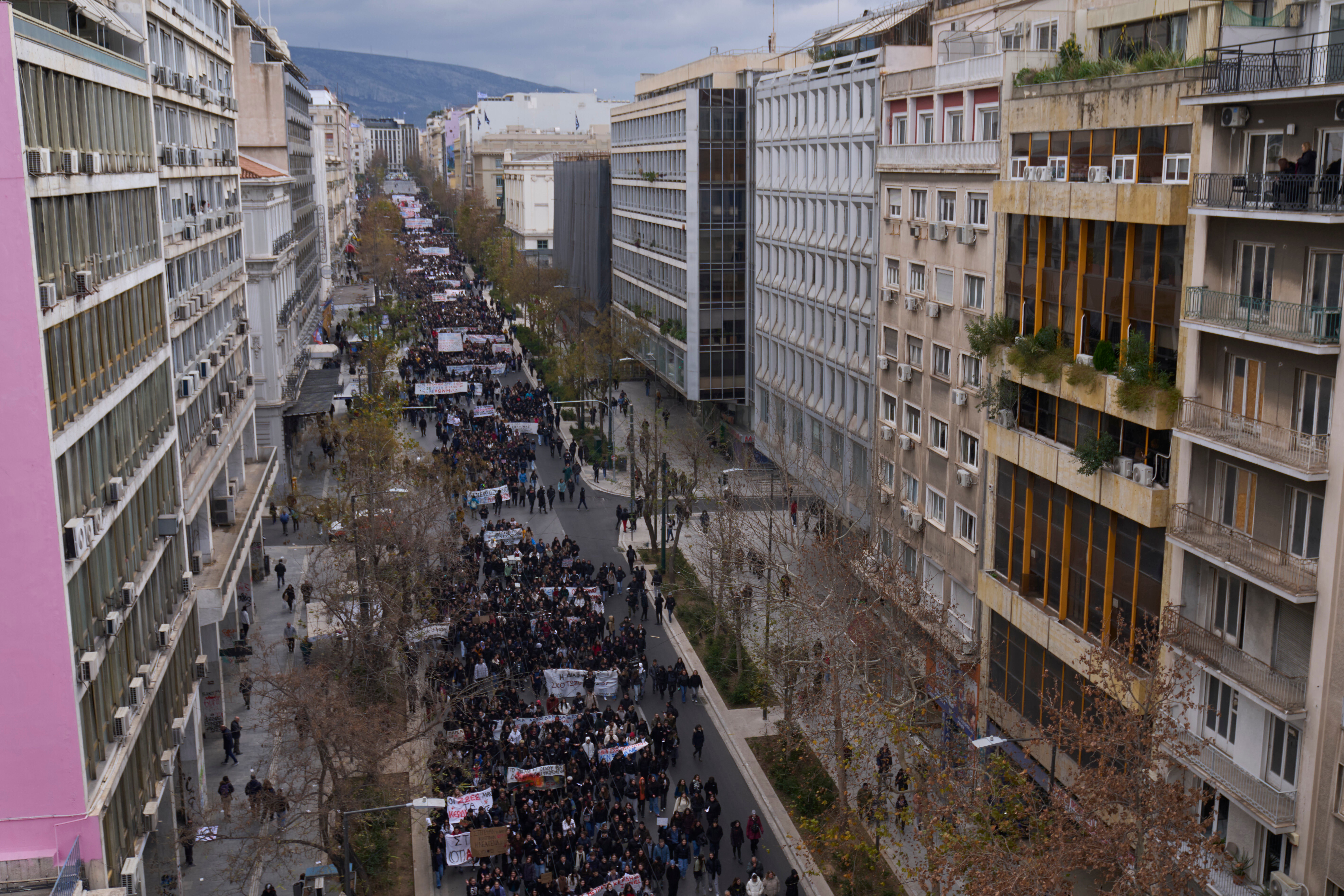 Greece Rail Disaster Protest