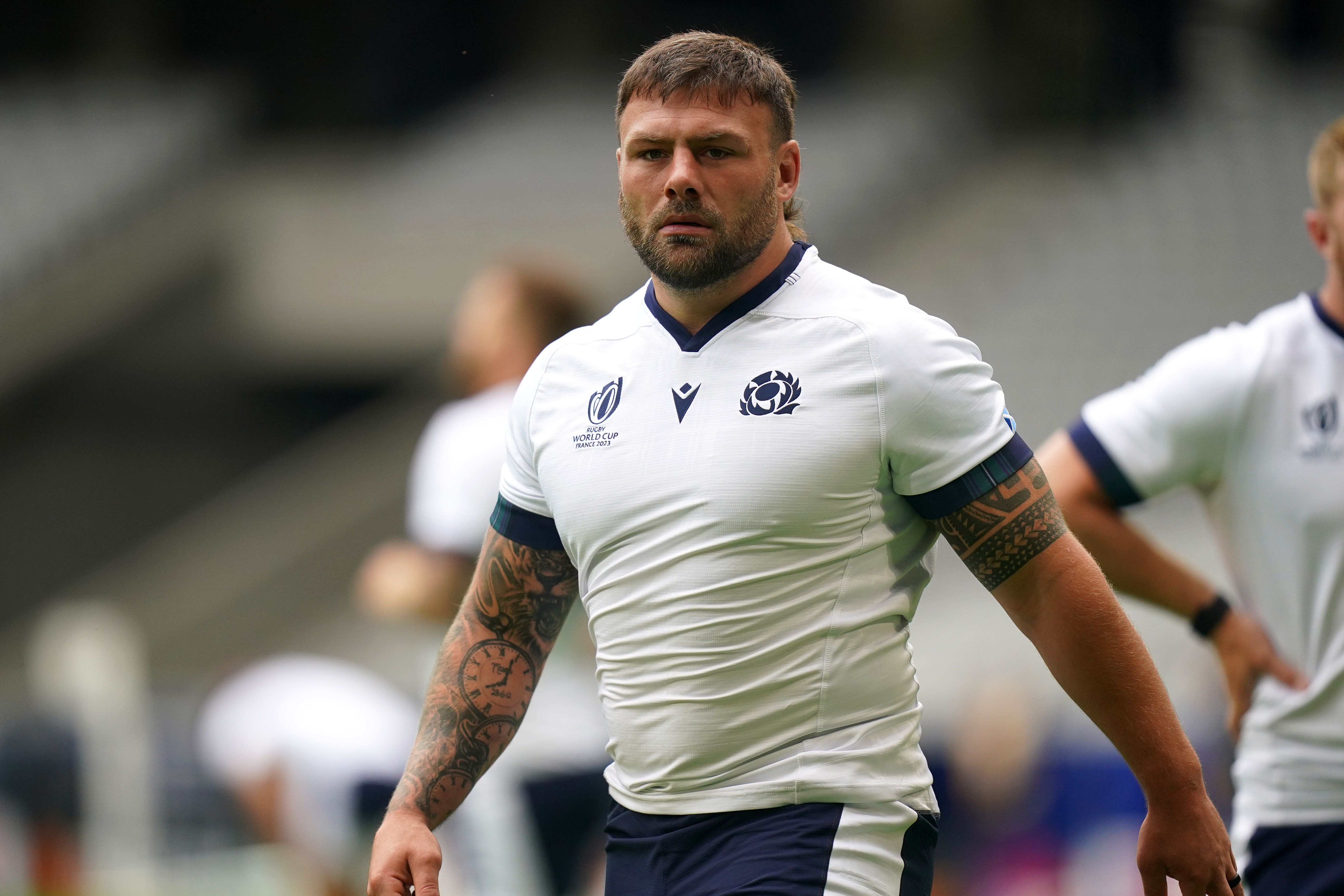 Rory Sutherland will make a rare start at prop for Scotland