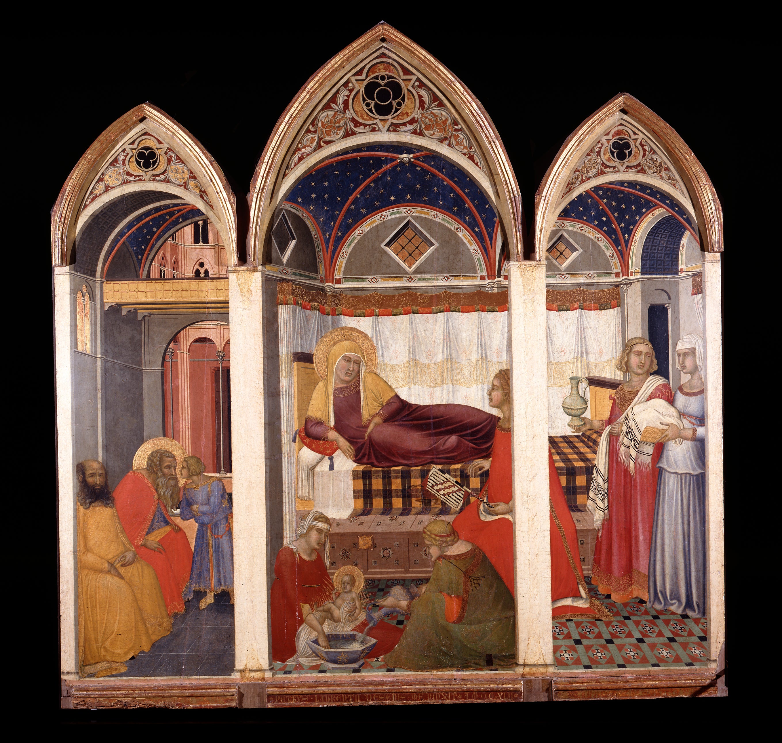 ‘Birth of the Virgin’ by Pietro Lorenzetti