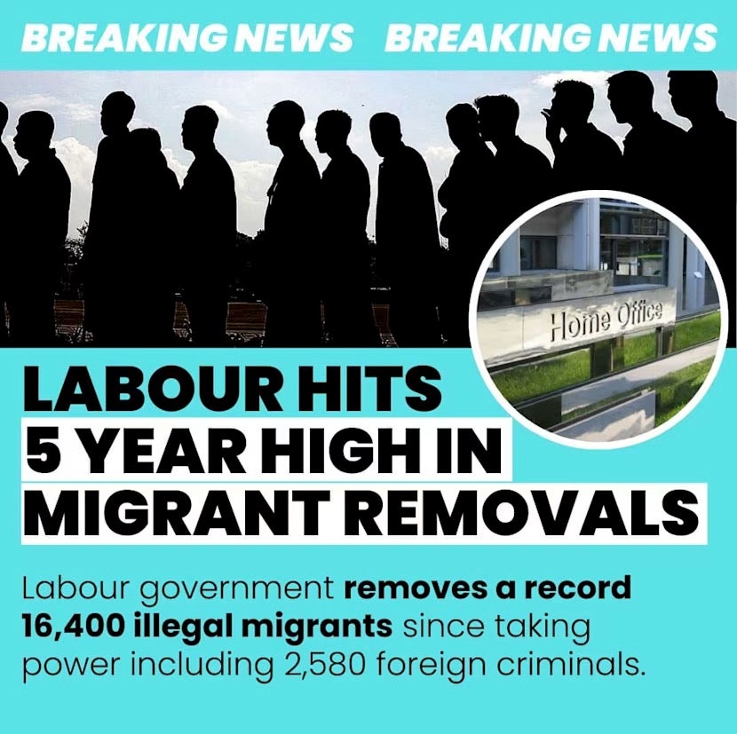 Diane Abbott: Our most recent Facebook post boasts about the number of immigrants we have deported, copying the exact colour and design of Reform ads