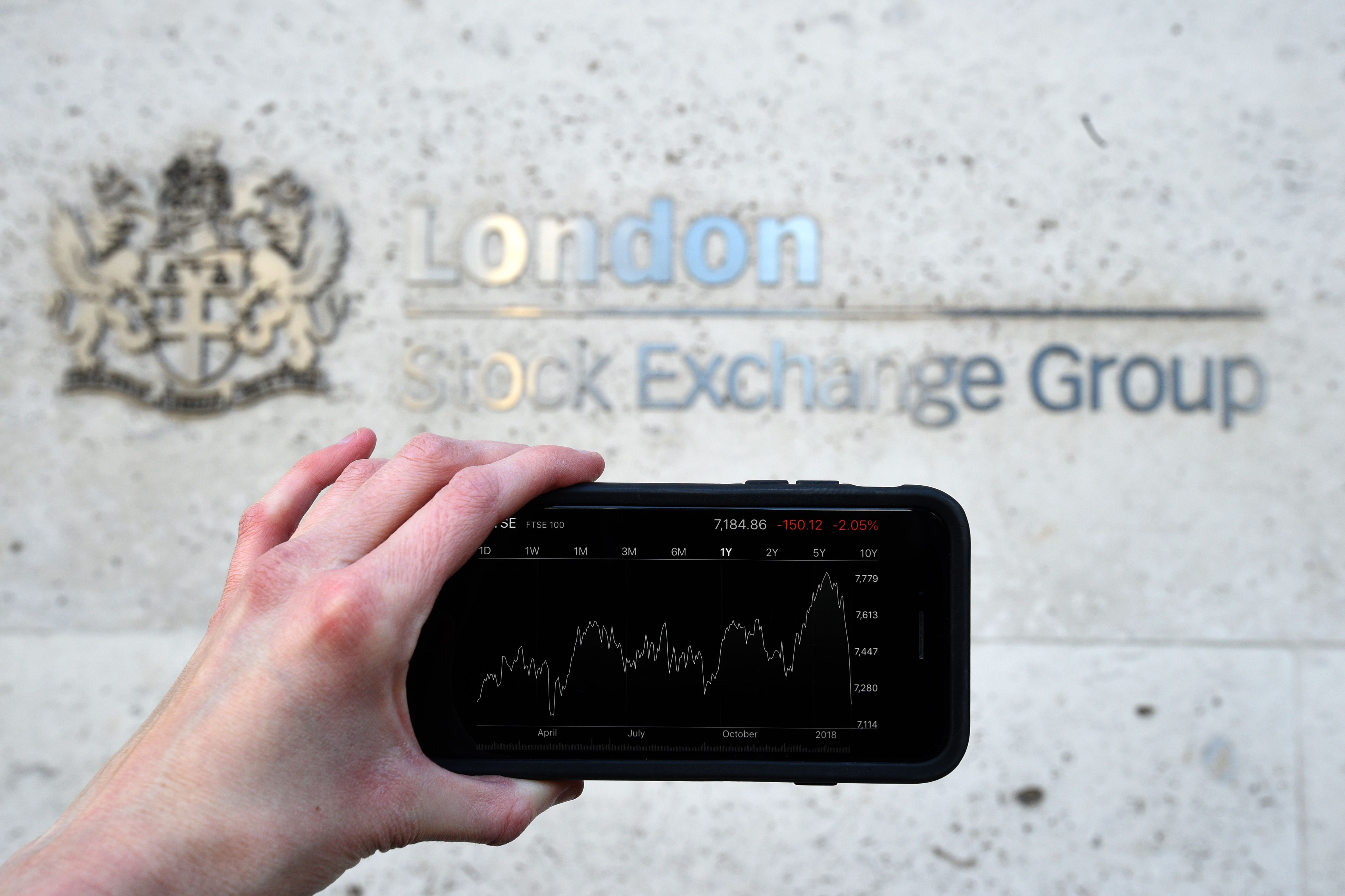 The FTSE 100 had reached a record closing high earlier in the week (Kirsty O’Connor/PA)