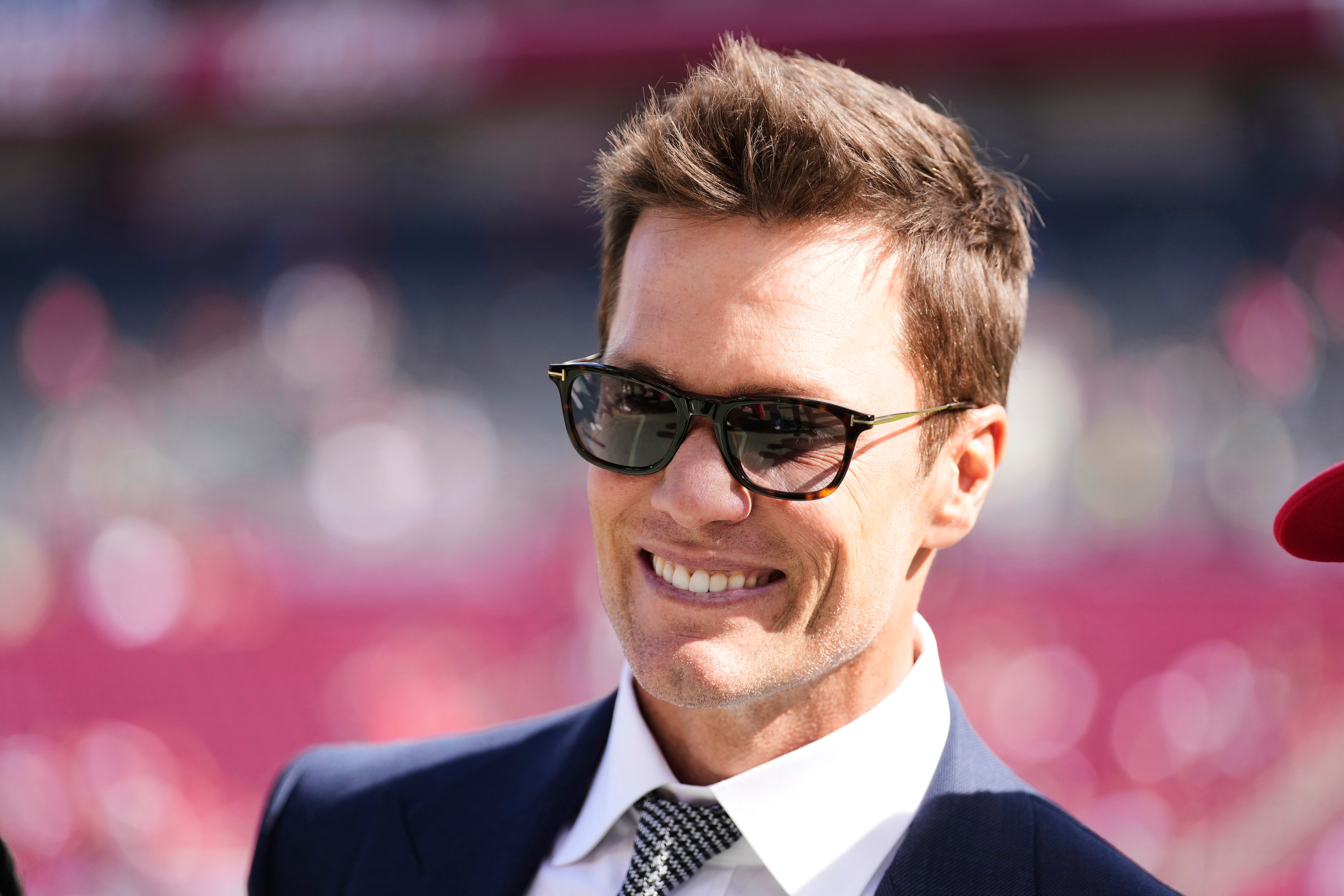 Tom Brady in New Orleans before Super Bowl LIX