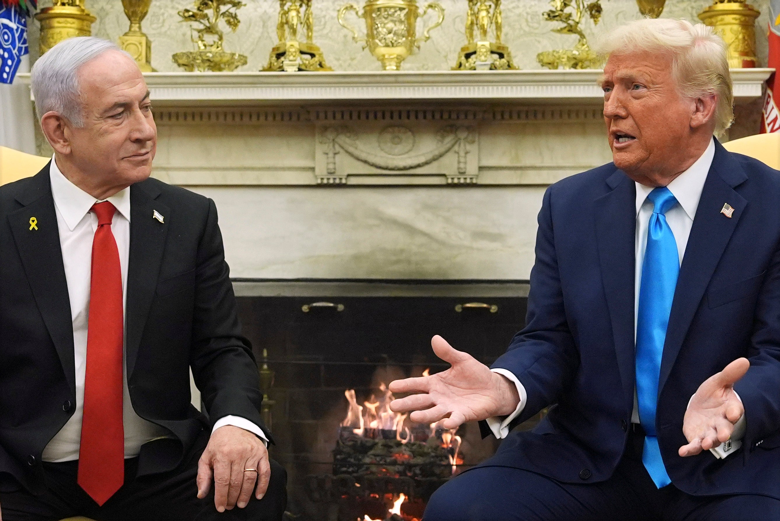 Donald Trump and Benjamin Netanyahu